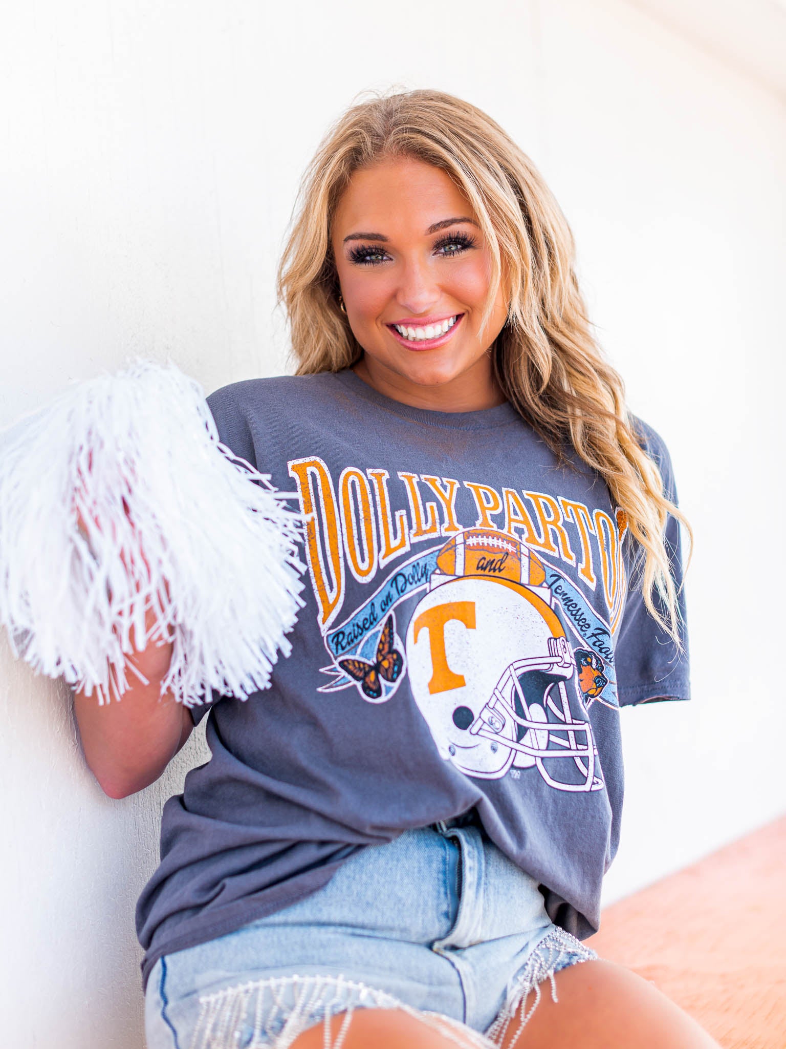 Raised on Dolly & Tennessee Thrifted Tee