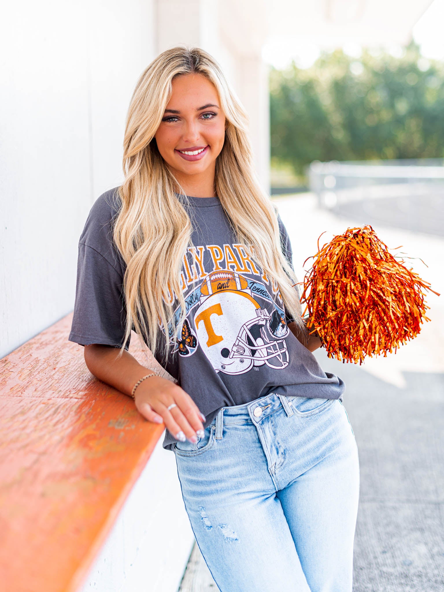Raised on Dolly & Tennessee Thrifted Tee
