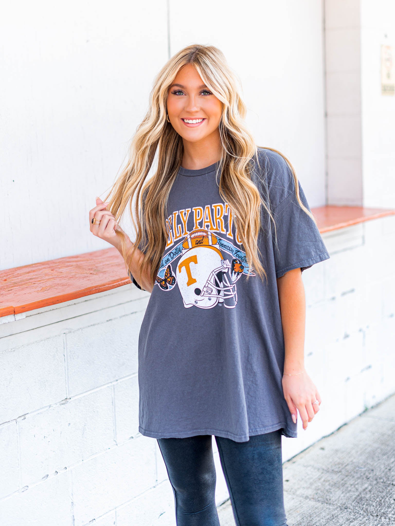 Raised on Dolly & Tennessee Thrifted Tee