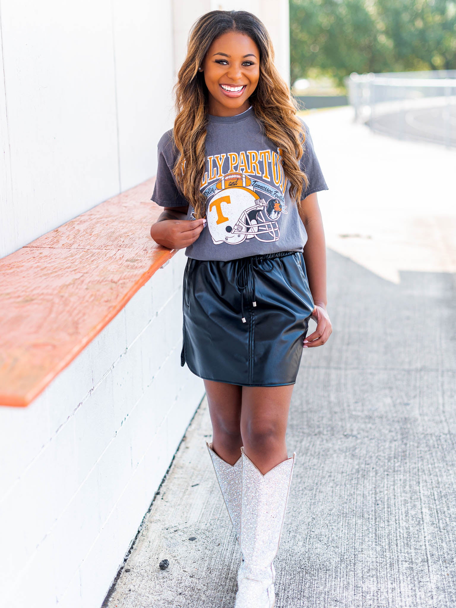 Raised on Dolly & Tennessee Thrifted Tee