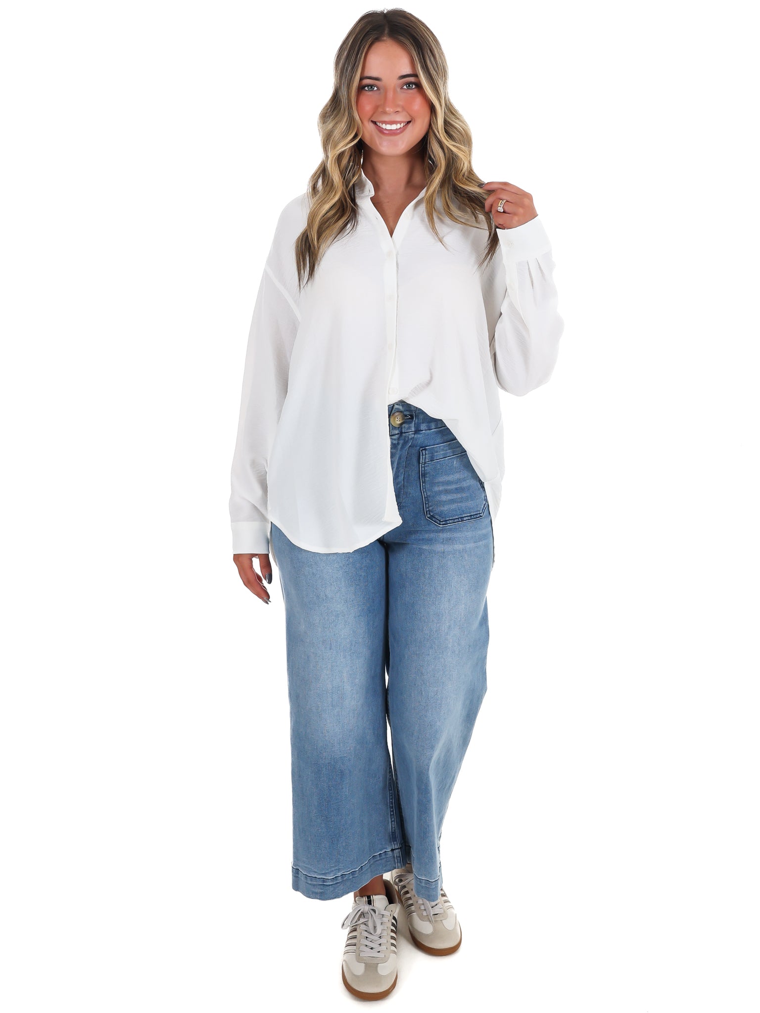 Cloudlight Button Up Top