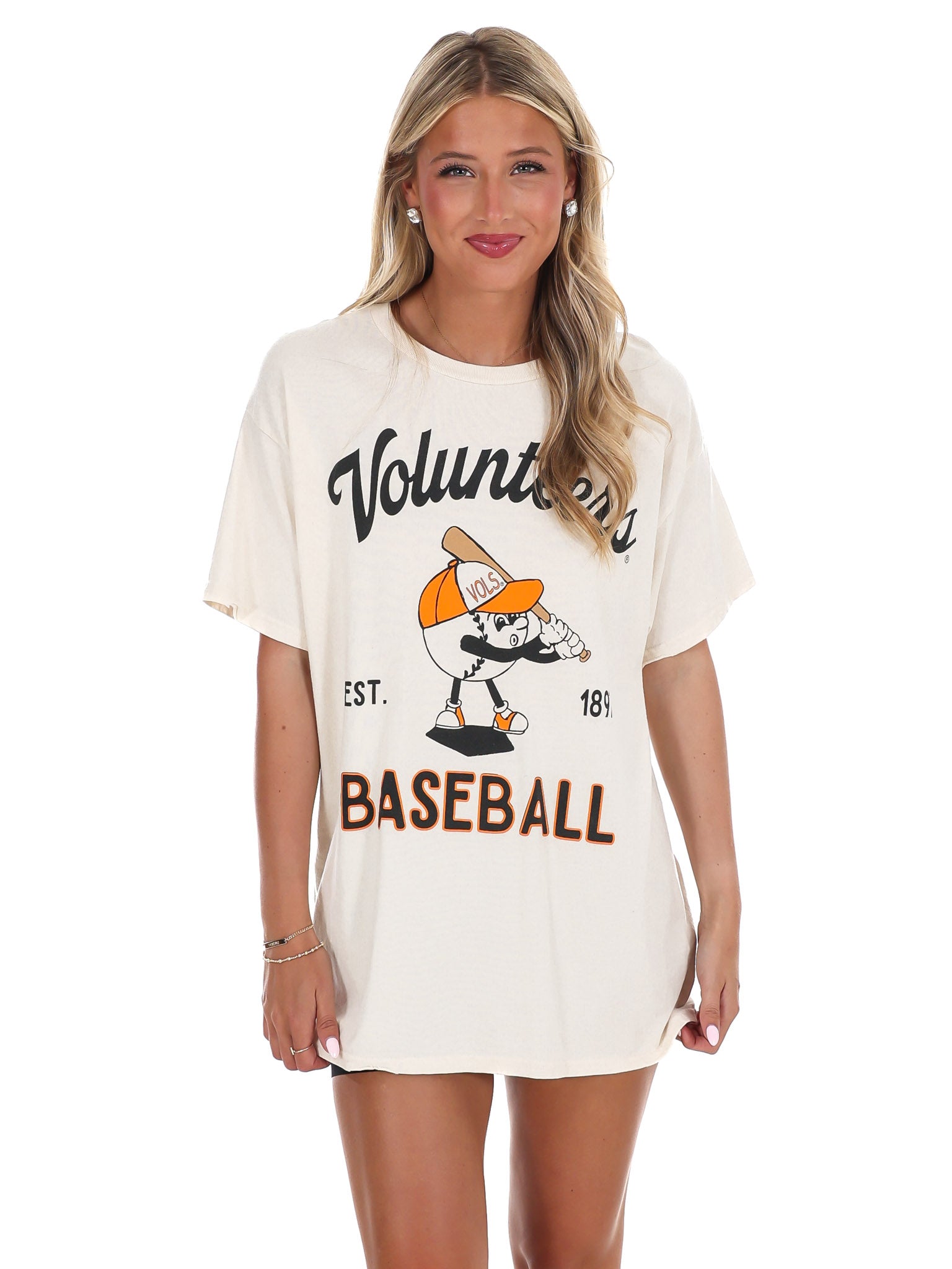 Tennessee Vols Amusable Baseball Thrifted Tee