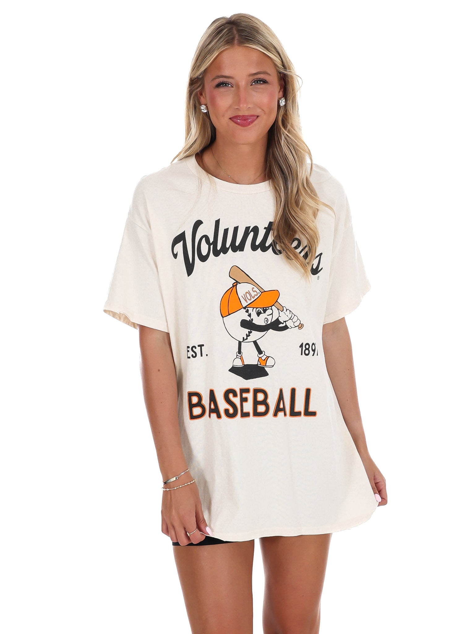 Tennessee Vols Amusable Baseball Thrifted Tee