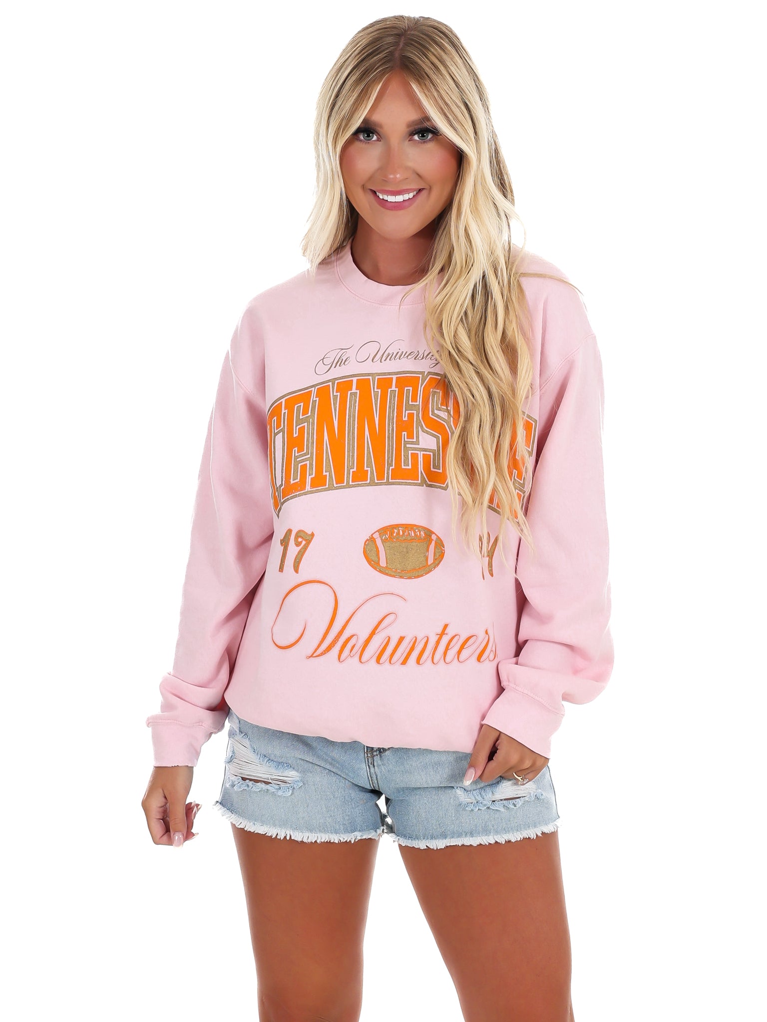 Tennessee Volunteers Wave Arch Thrifted Sweatshirt