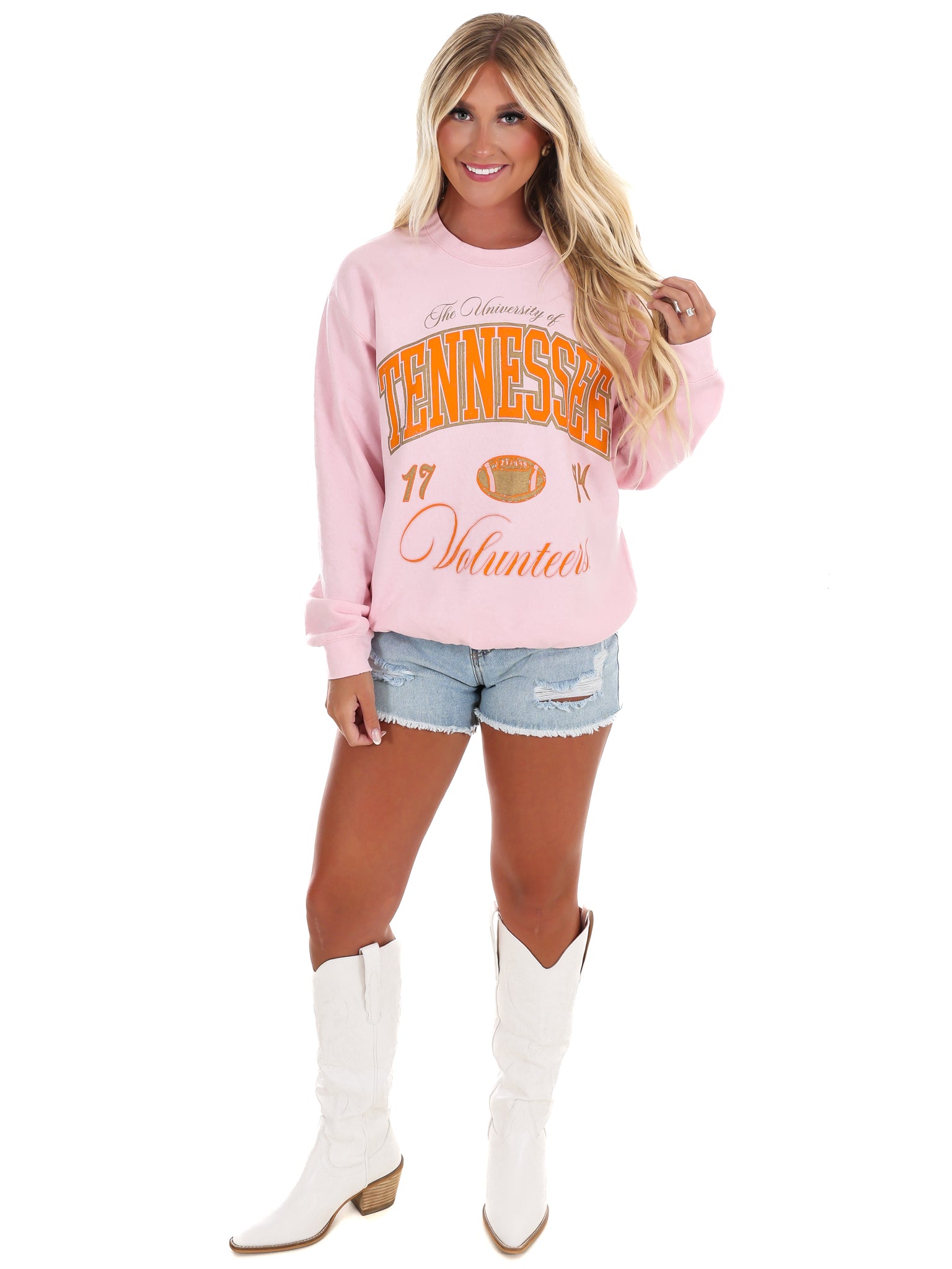 Tennessee Volunteers Wave Arch Thrifted Sweatshirt