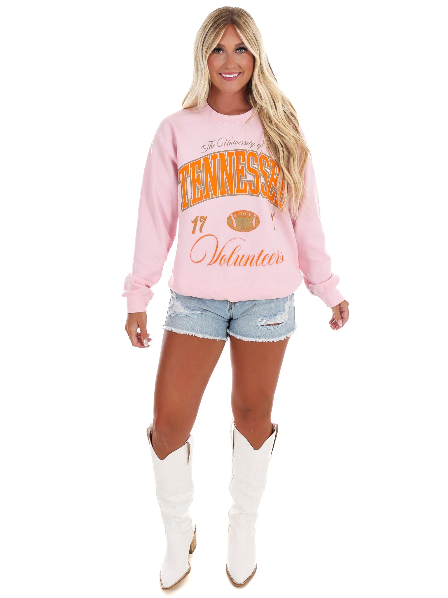 Tennessee Volunteers Wave Arch Thrifted Sweatshirt