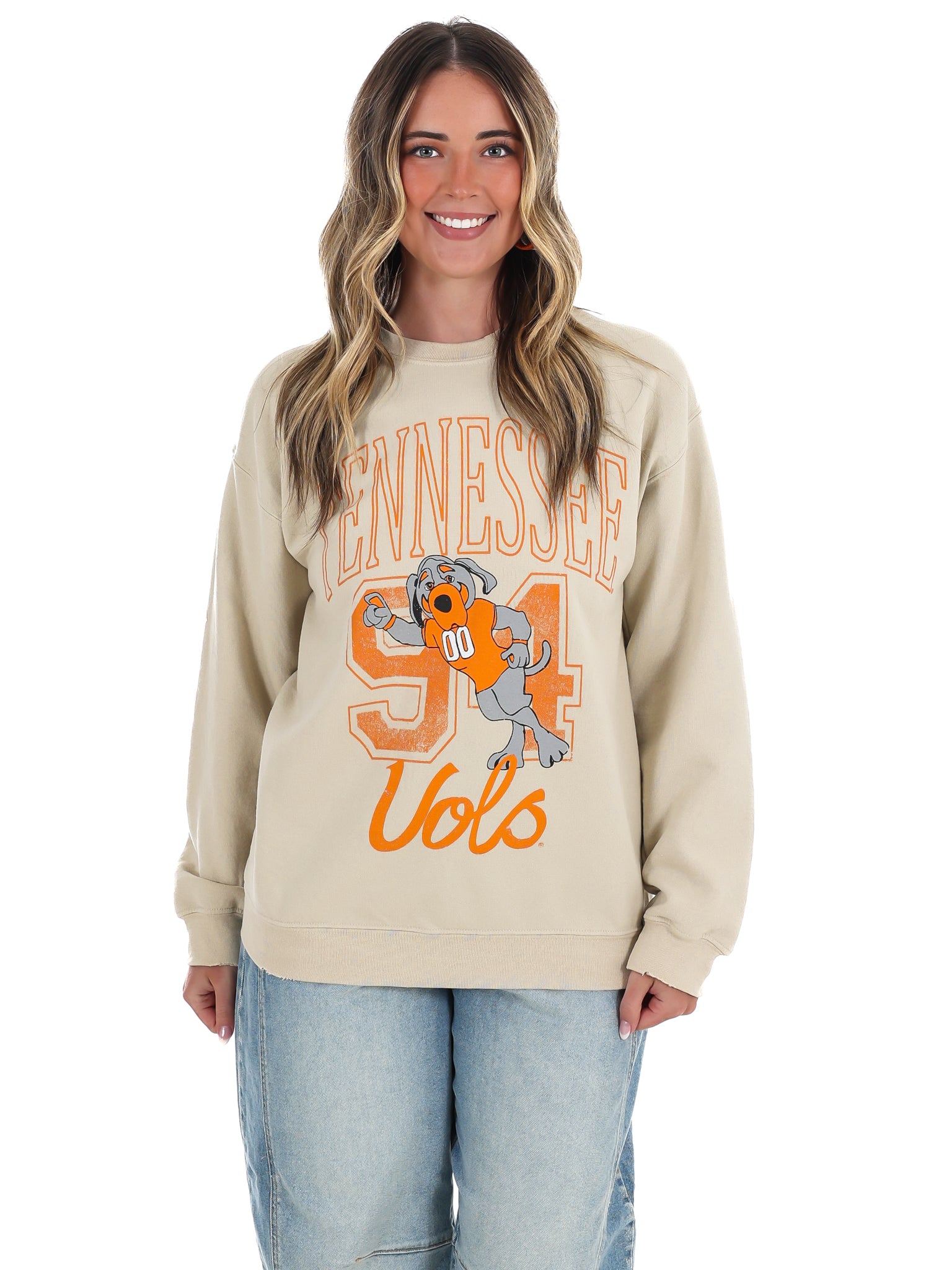 Vols Club Mascot Thrifted Sweatshirt