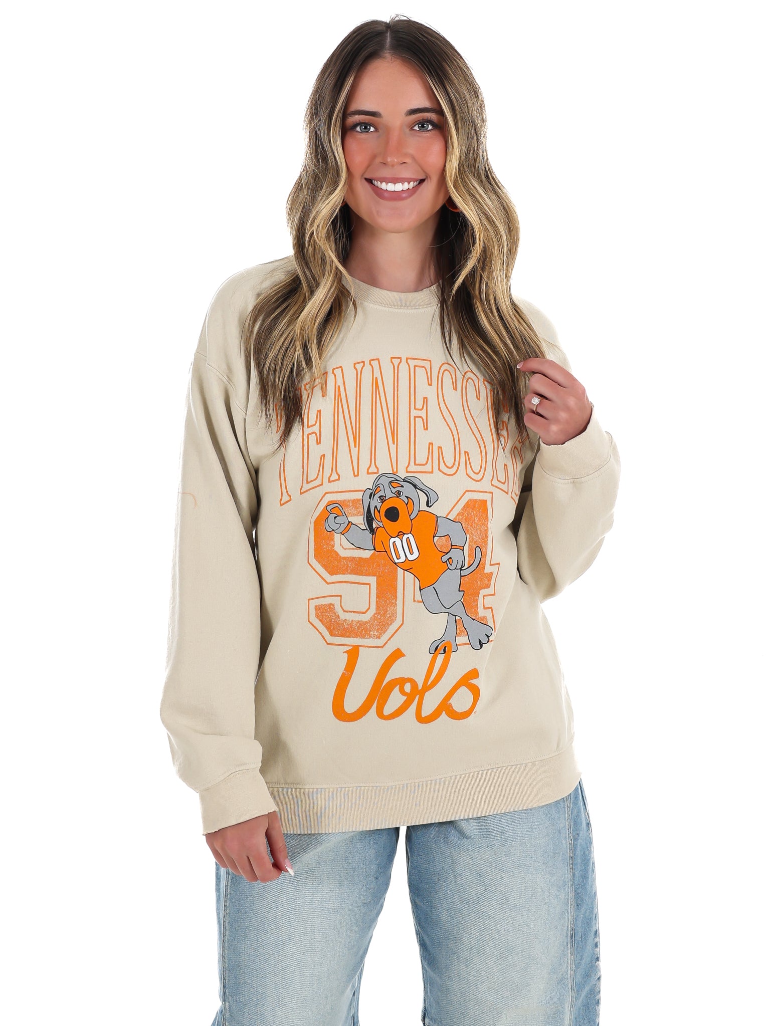 Vols Club Mascot Thrifted Sweatshirt