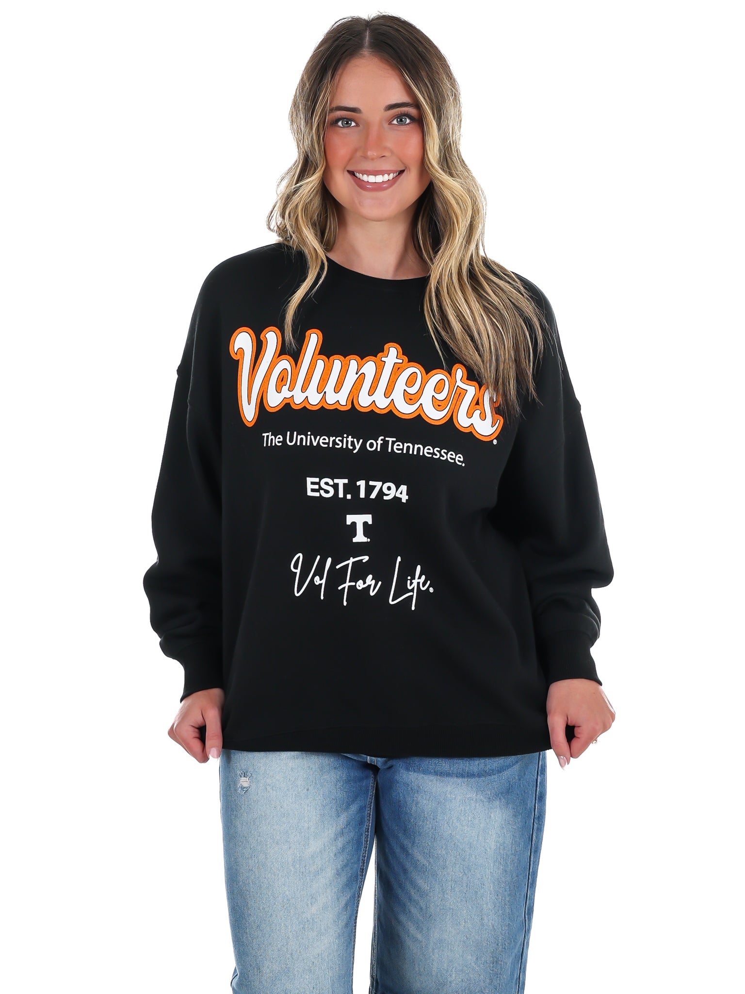Tennessee Vols Letterman Chrome Hi-Dive Sweatshirt