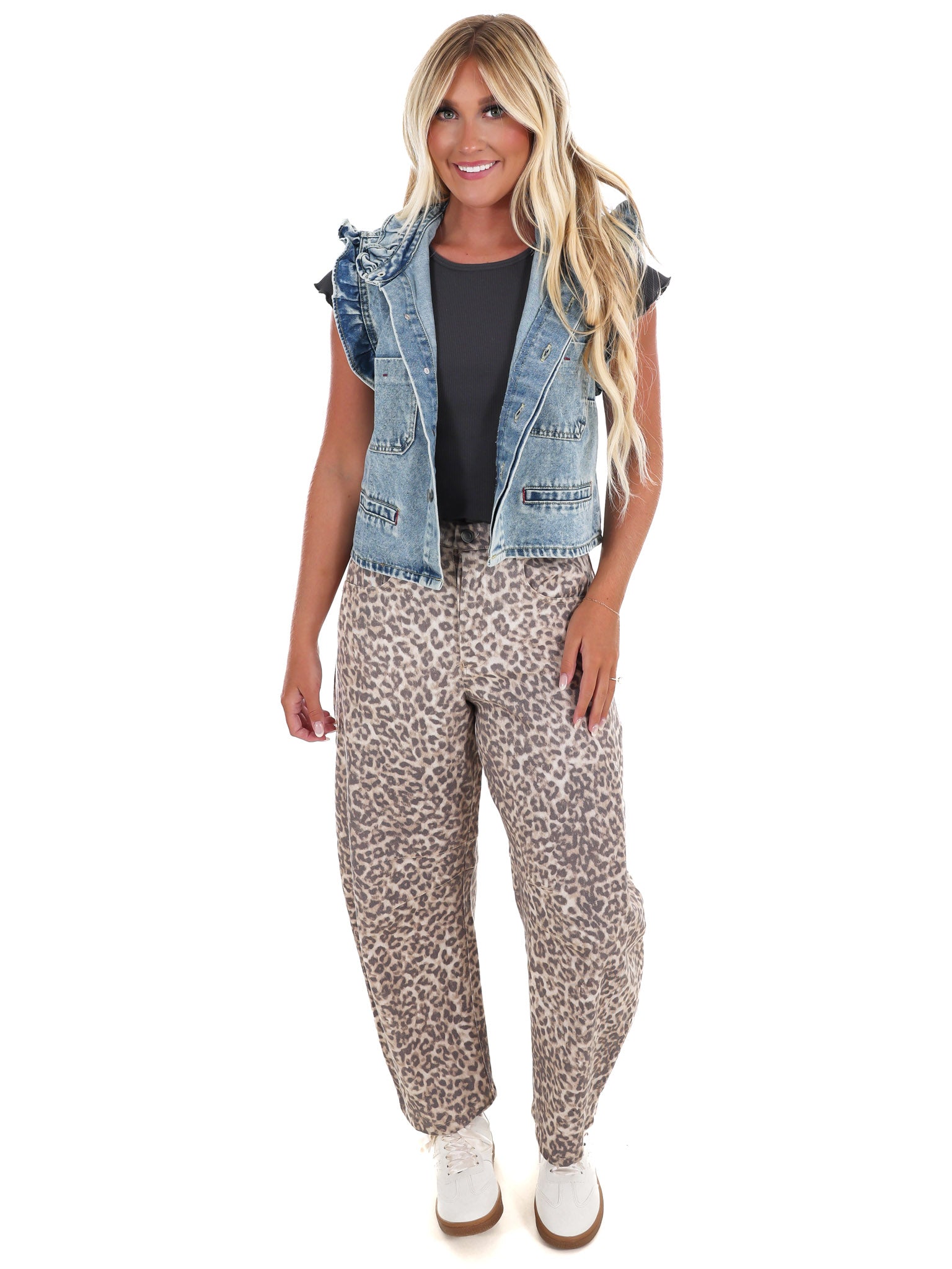 Falling into Style Denim Vest