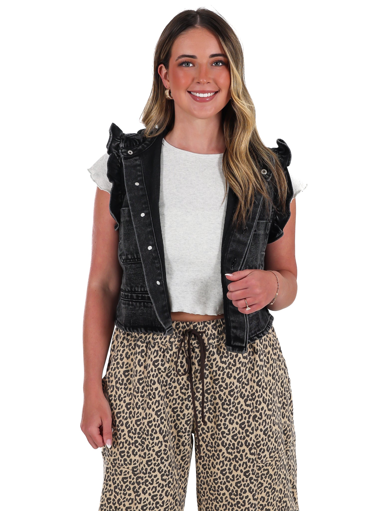 Falling into Style Denim Vest