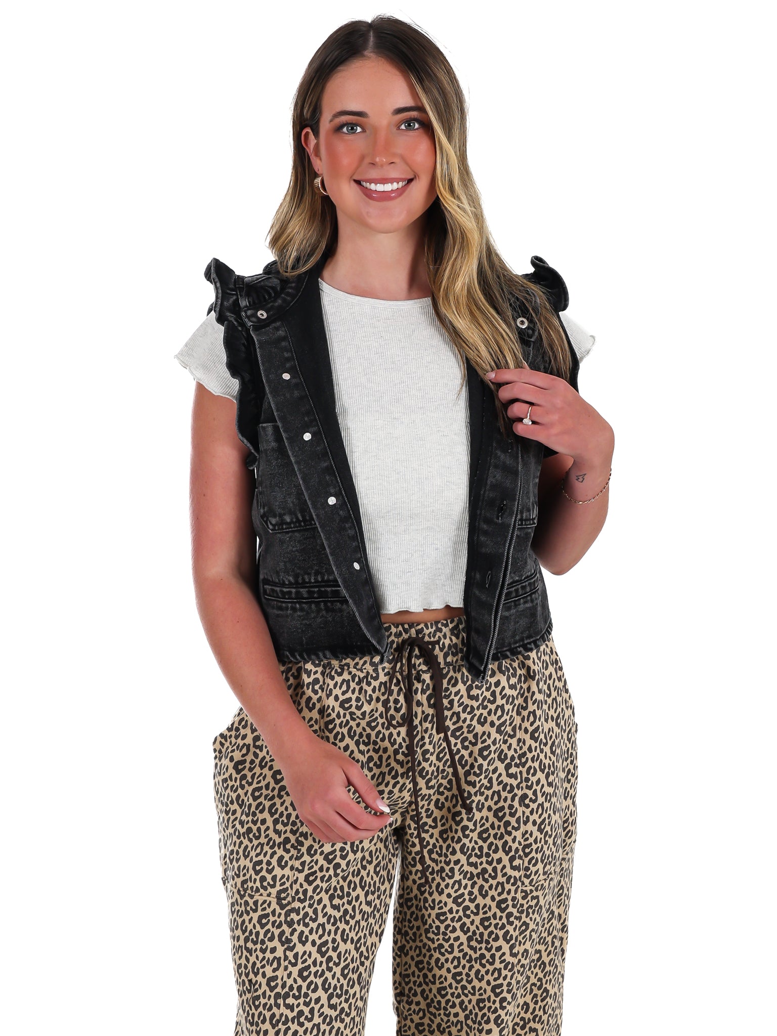 Falling into Style Denim Vest