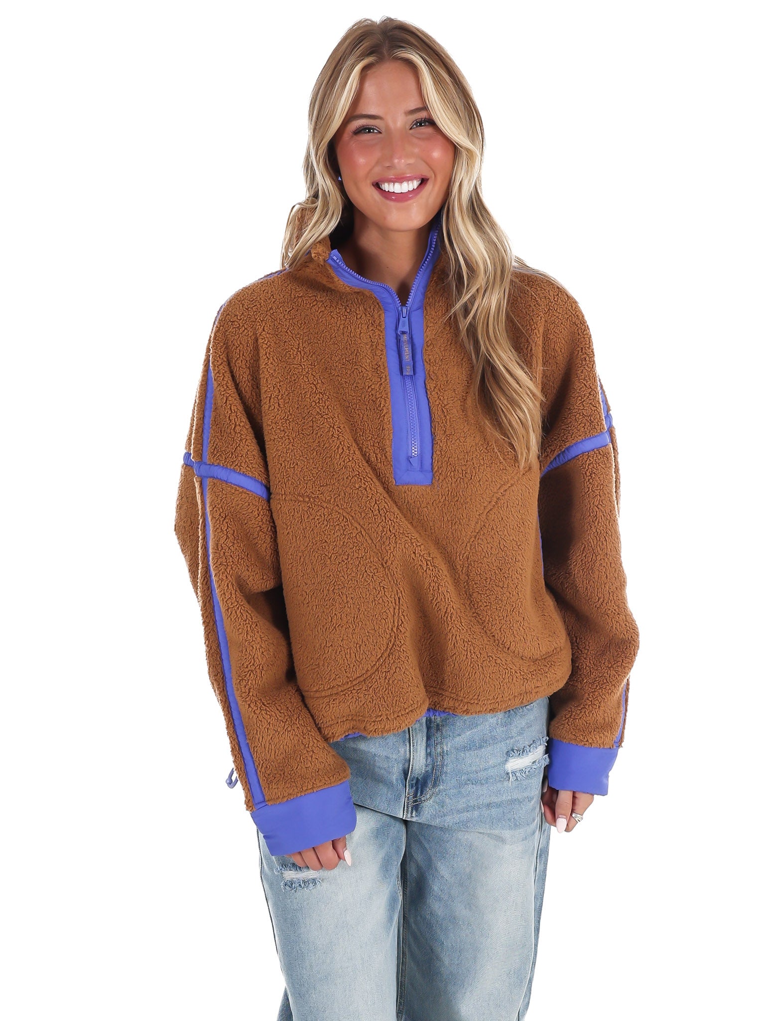 Free People Mountain High 1/2 Zip Pullover