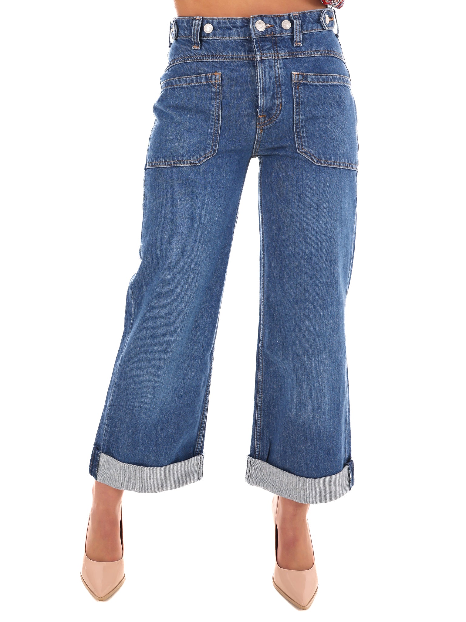Free People Palmer Cuffed Jean
