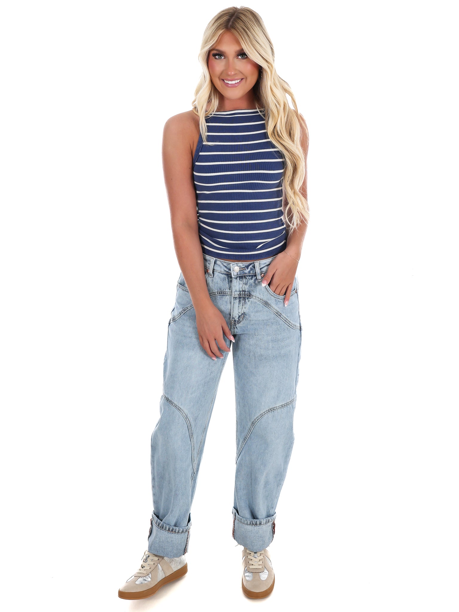 Free People Mia Striped Tank