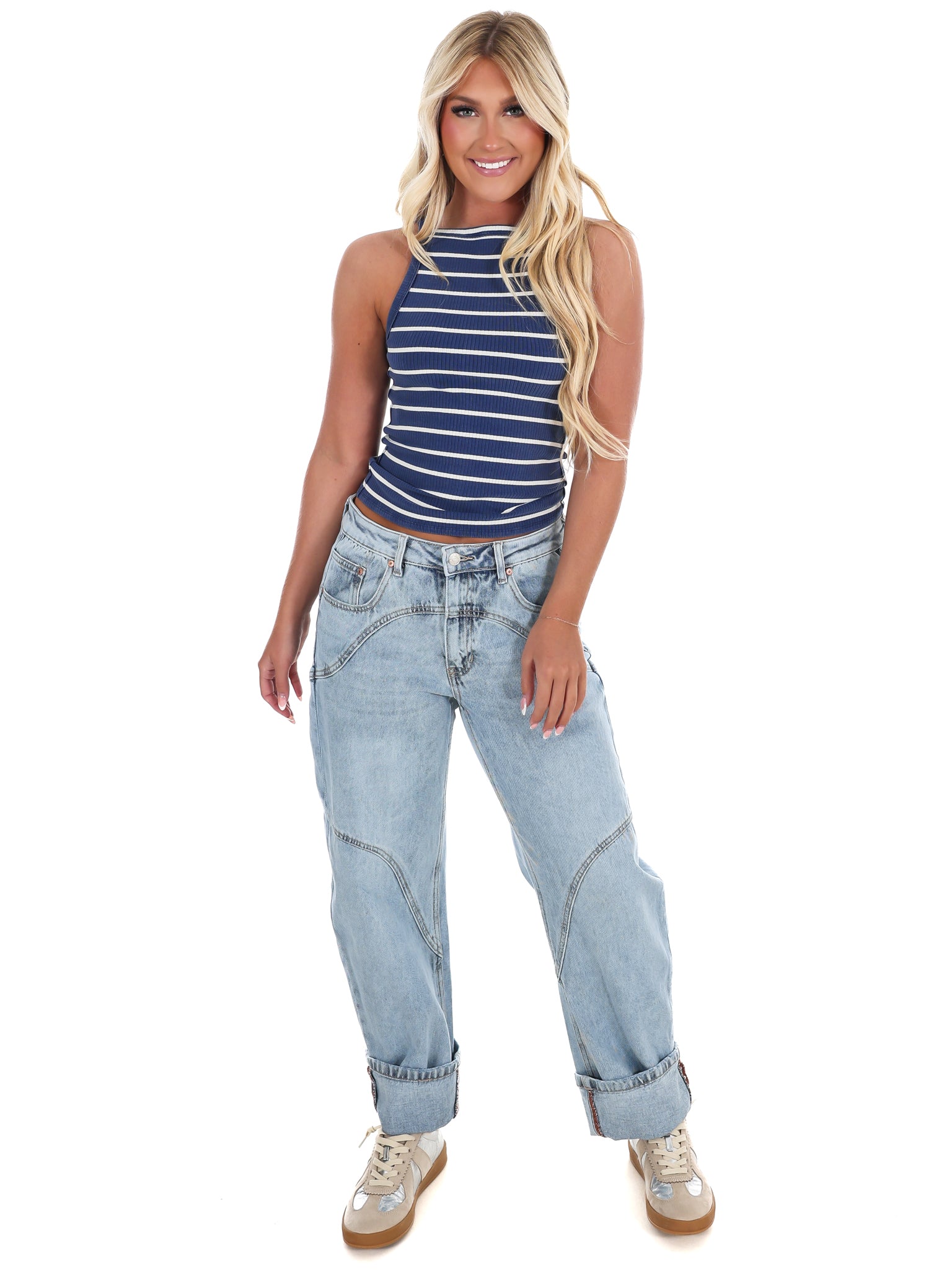 Free People Mia Striped Tank