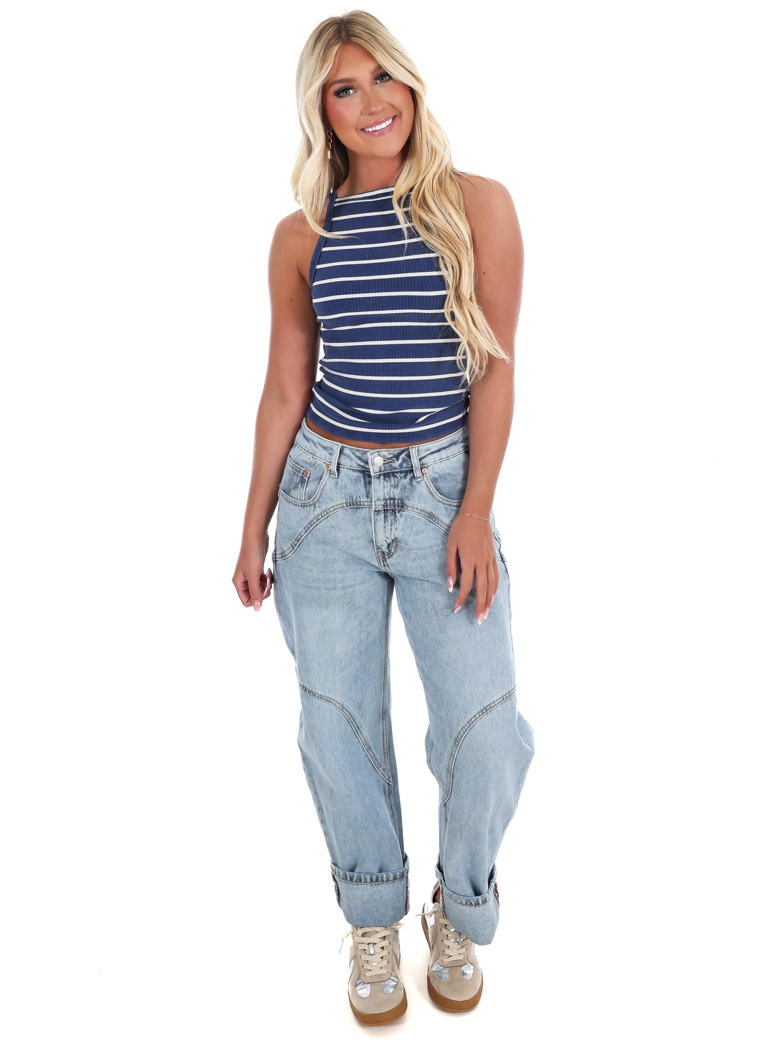 Free People Mia Striped Tank