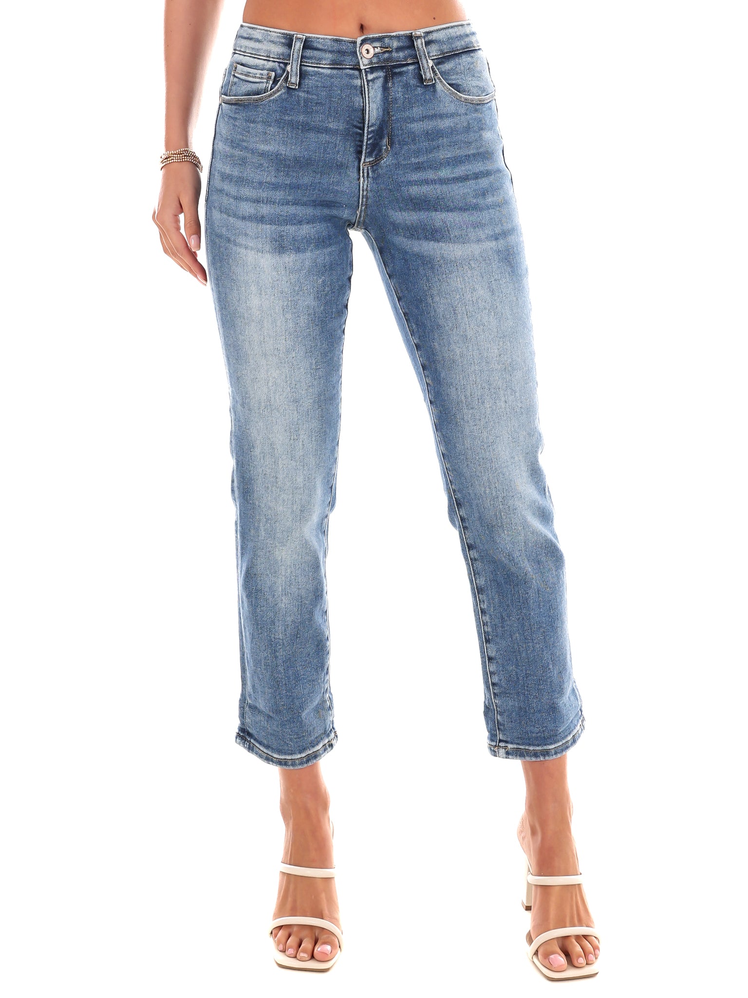 Fall On Me Mid Rise Boyfriend Jeans
