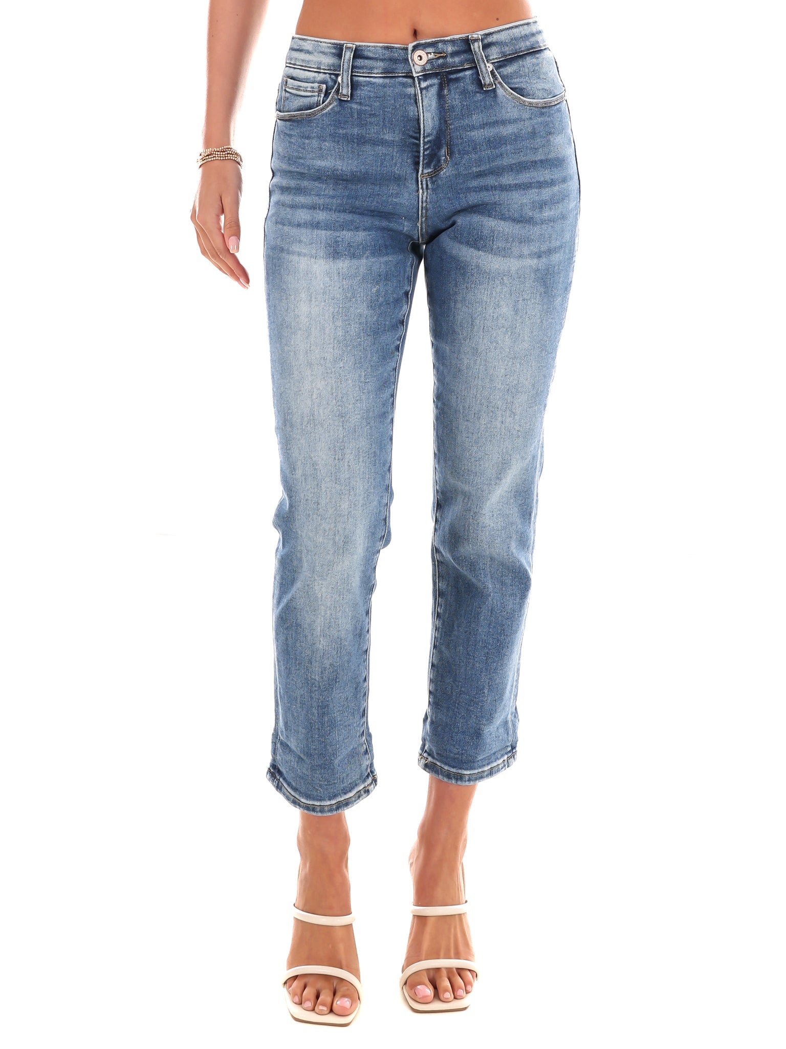 Fall On Me Mid Rise Boyfriend Jeans