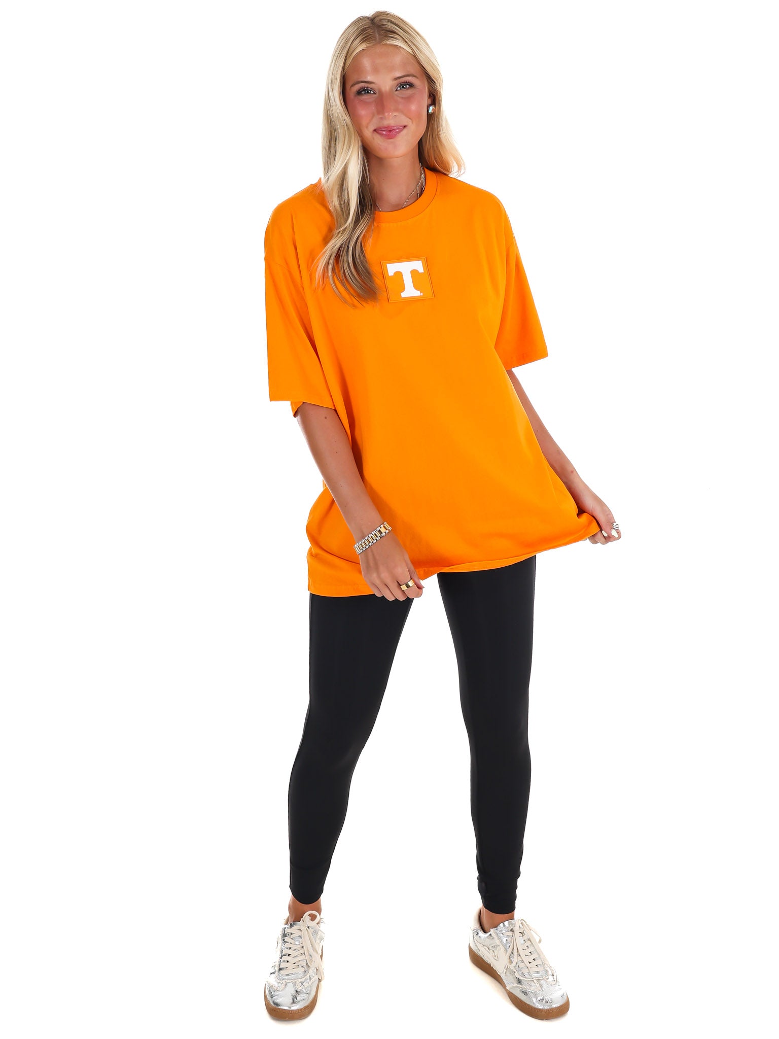 University of Tennessee Oversized Curved Hem Boyfriend Tee