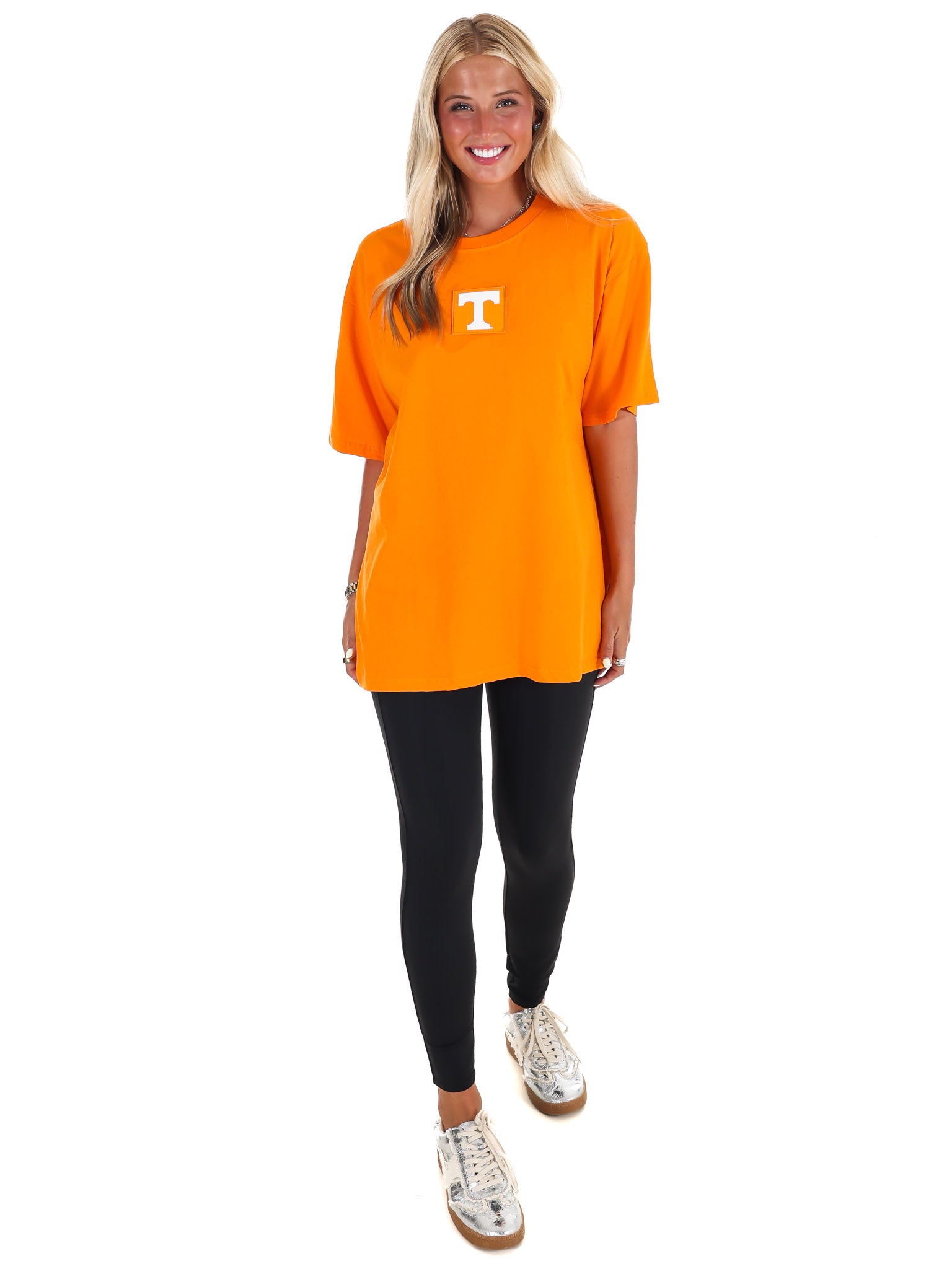 University of Tennessee Oversized Curved Hem Boyfriend Tee