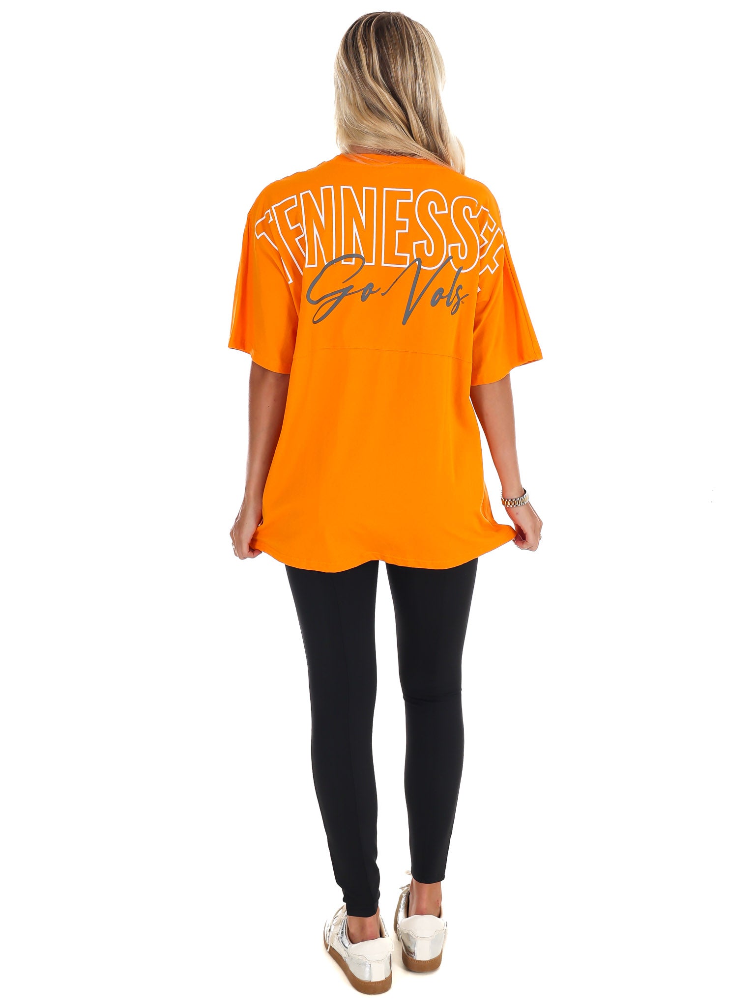 University of Tennessee Oversized Curved Hem Boyfriend Tee