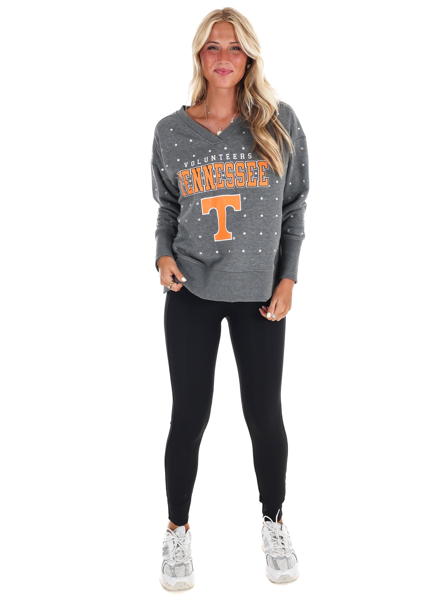 University of Tennessee Pullover with Rhinestones