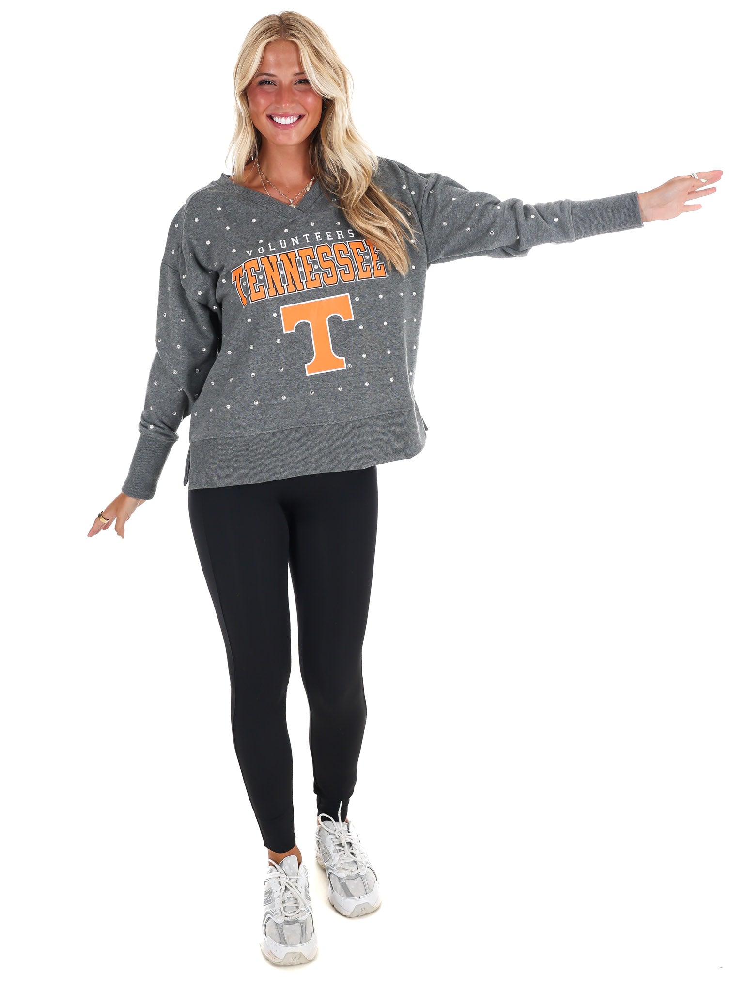 University of Tennessee Pullover with Rhinestones