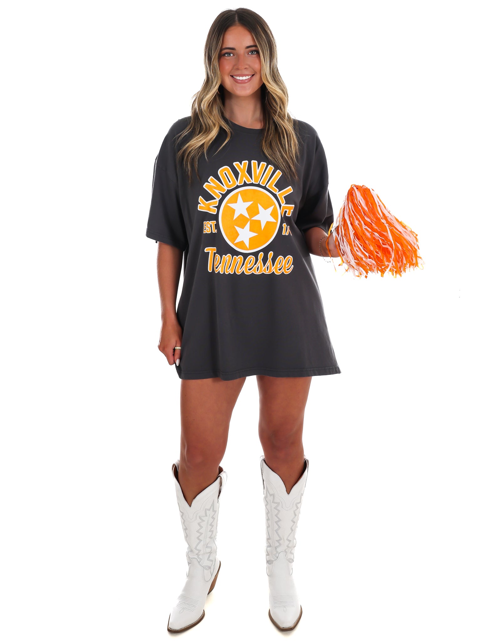 Knoxville Tennessee Tri-Star Oversized Tee