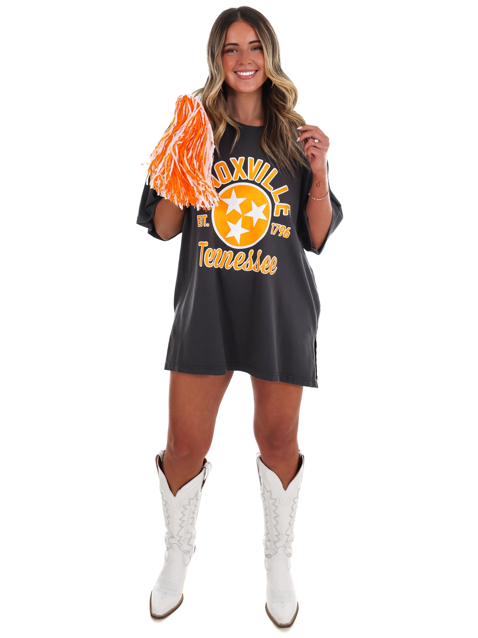 Knoxville Tennessee Tri-Star Oversized Tee