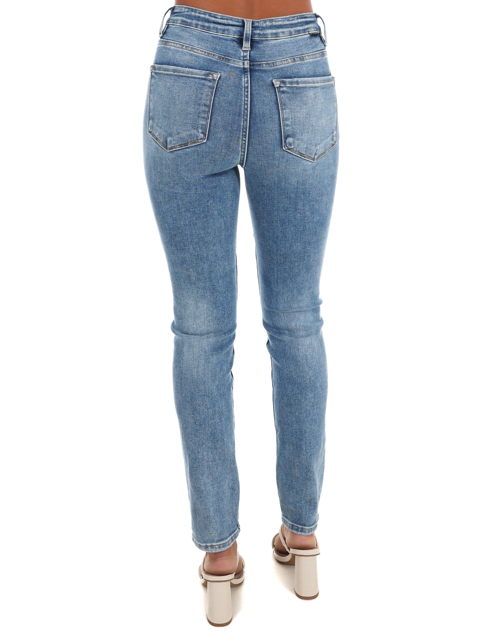 Wherever We Go Tummy Control Ankle Skinny Jeans
