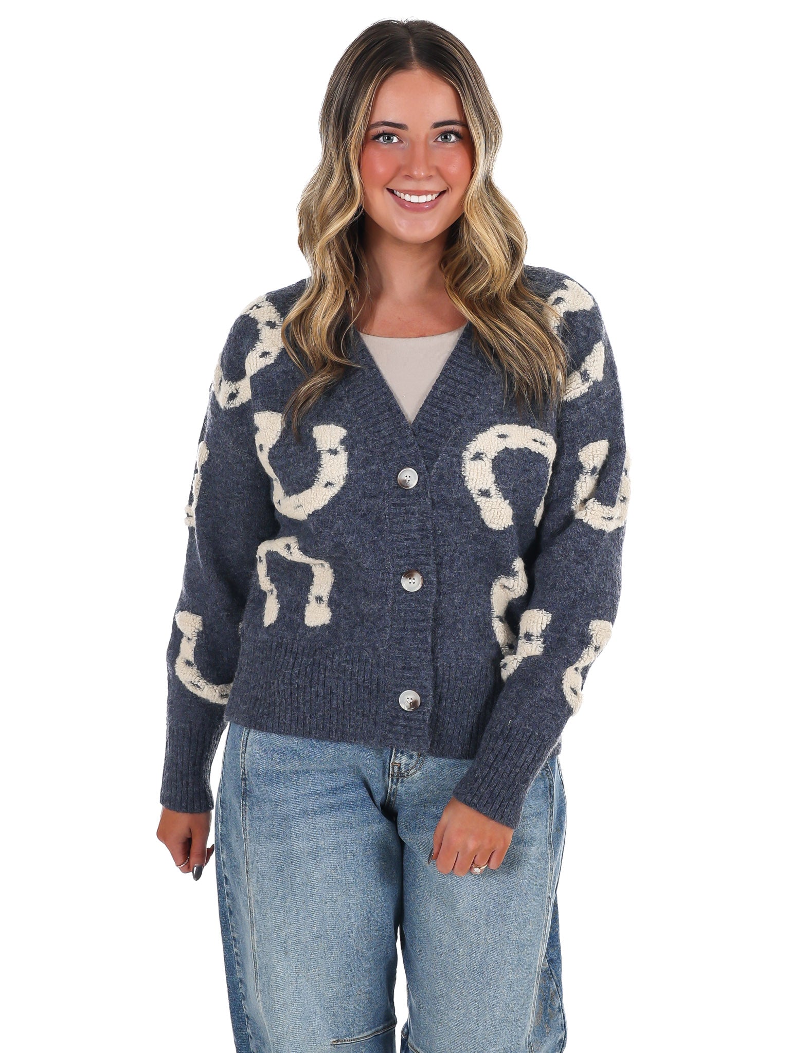 Hoof & Thread Horseshoe Cardigan