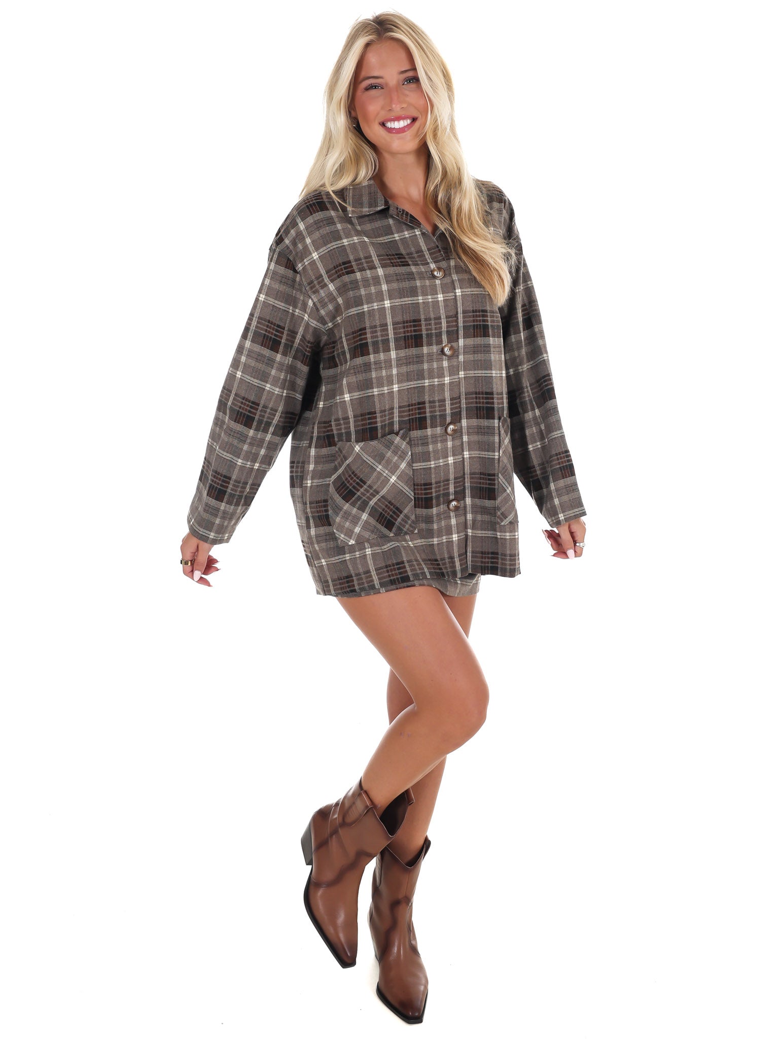 Maplewood Plaid Two Piece Set