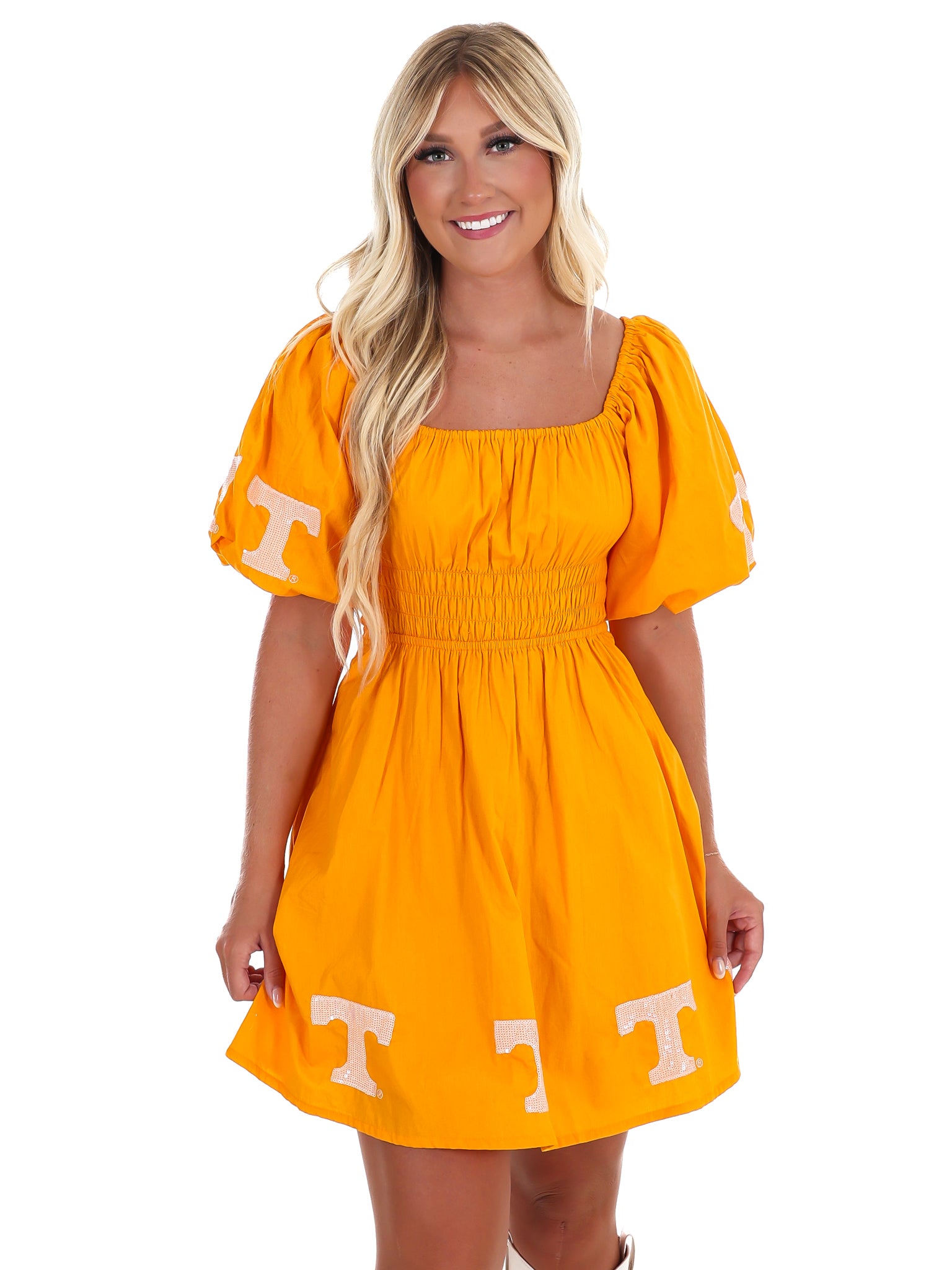 The University of Tennessee Puff Sleeve Dress