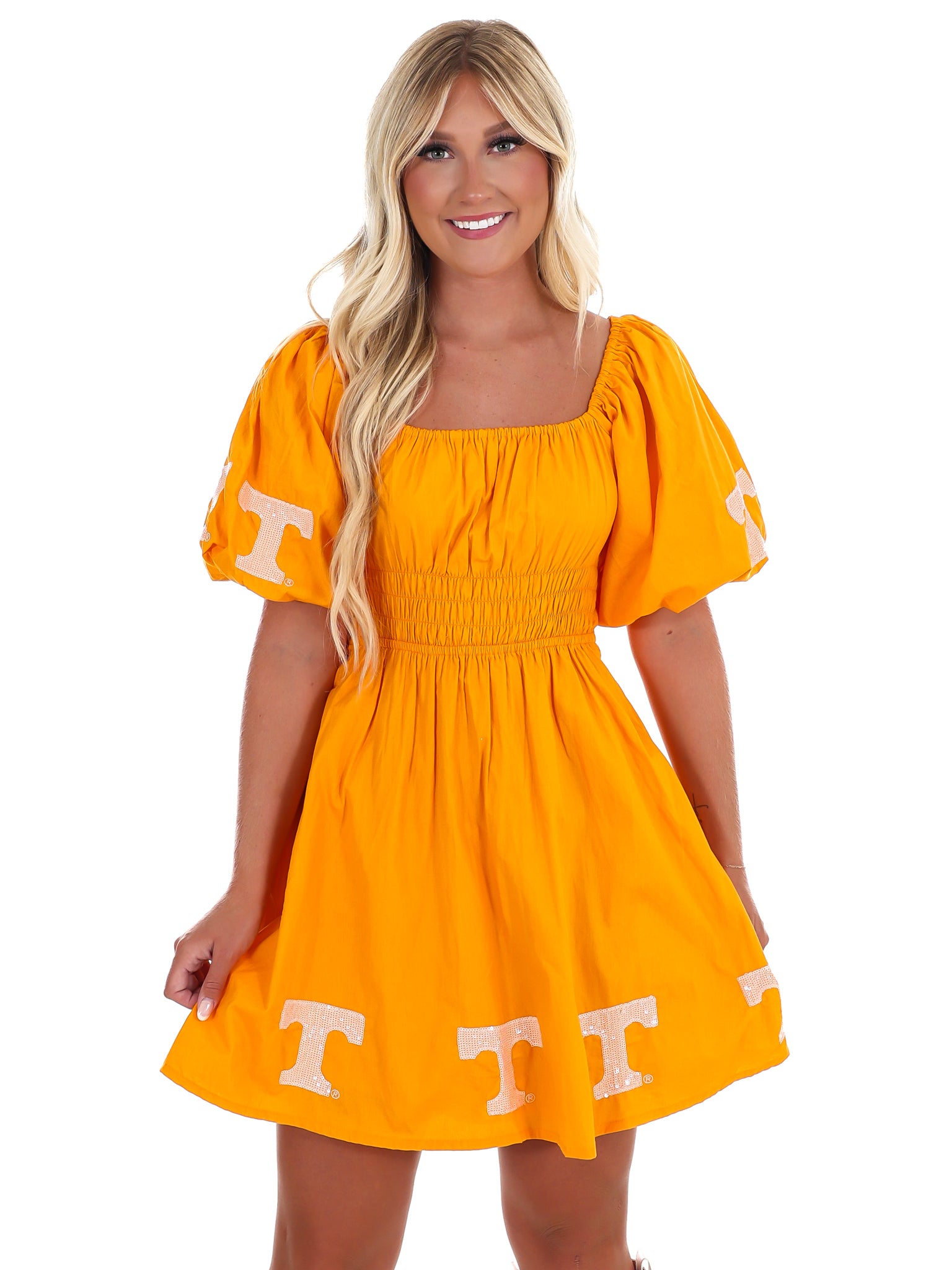 The University of Tennessee Puff Sleeve Dress