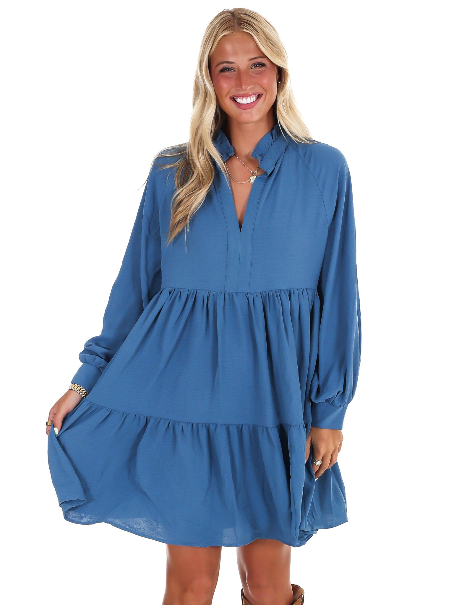 Daily Affirmations Tiered Dress