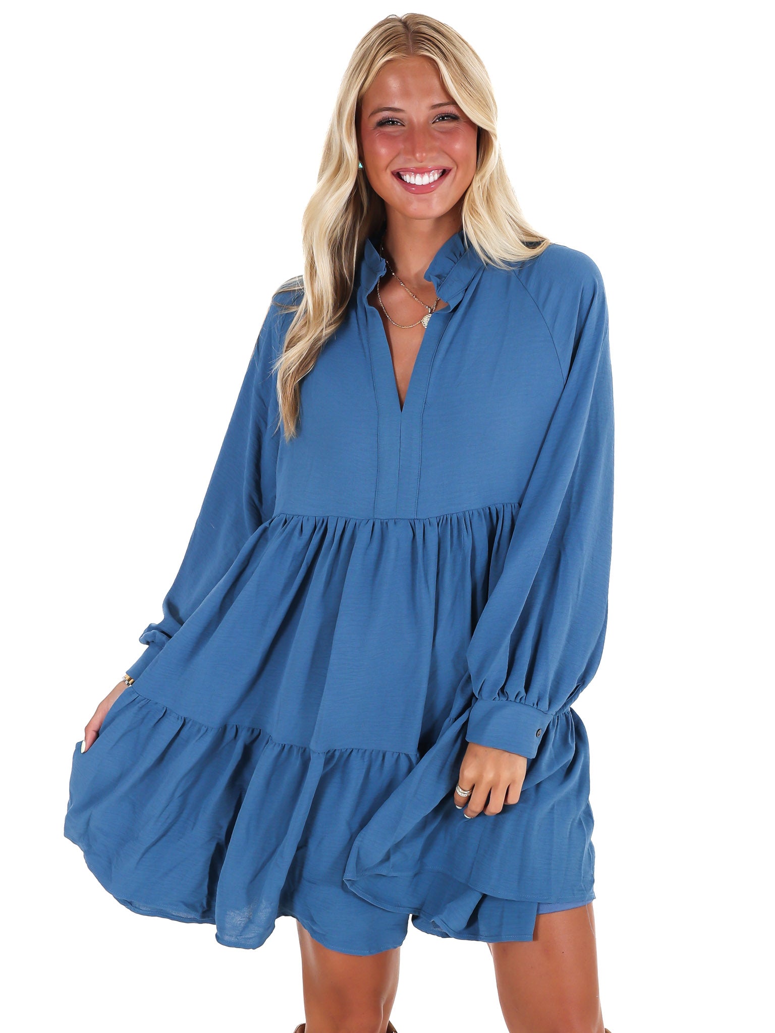 Daily Affirmations Tiered Dress