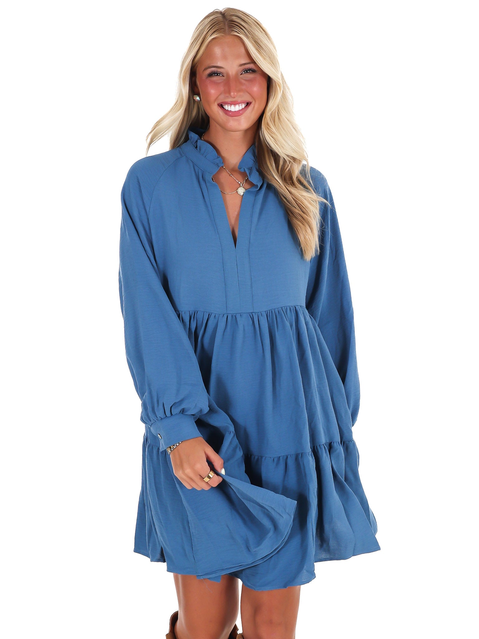 Daily Affirmations Tiered Dress