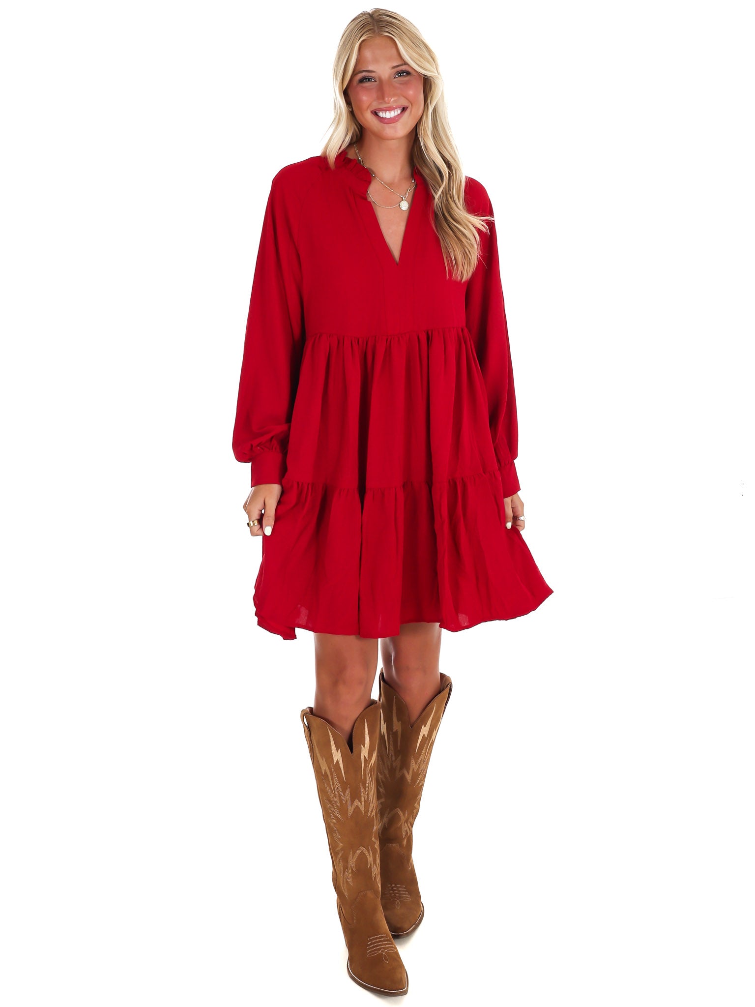 Daily Affirmations Tiered Dress