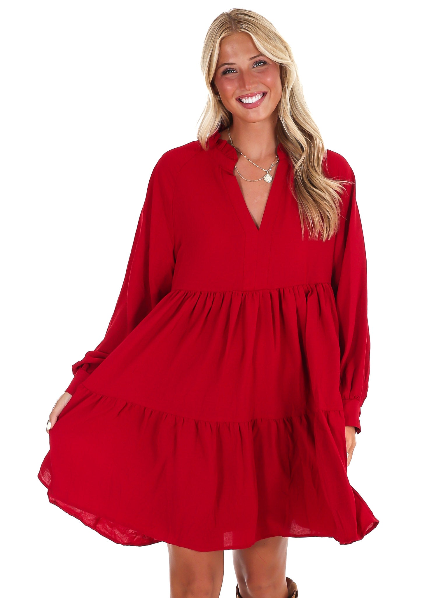 Daily Affirmations Tiered Dress