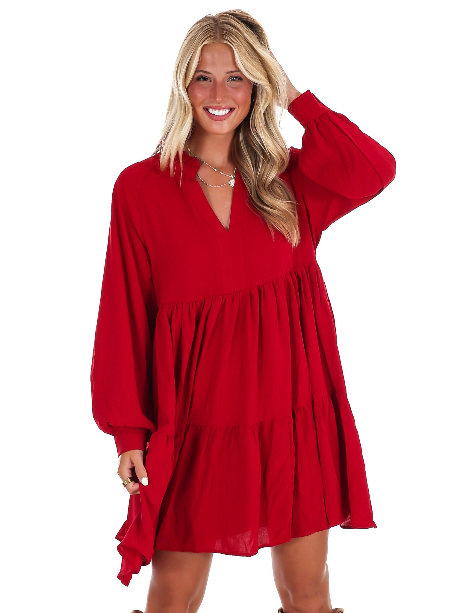 Daily Affirmations Tiered Dress