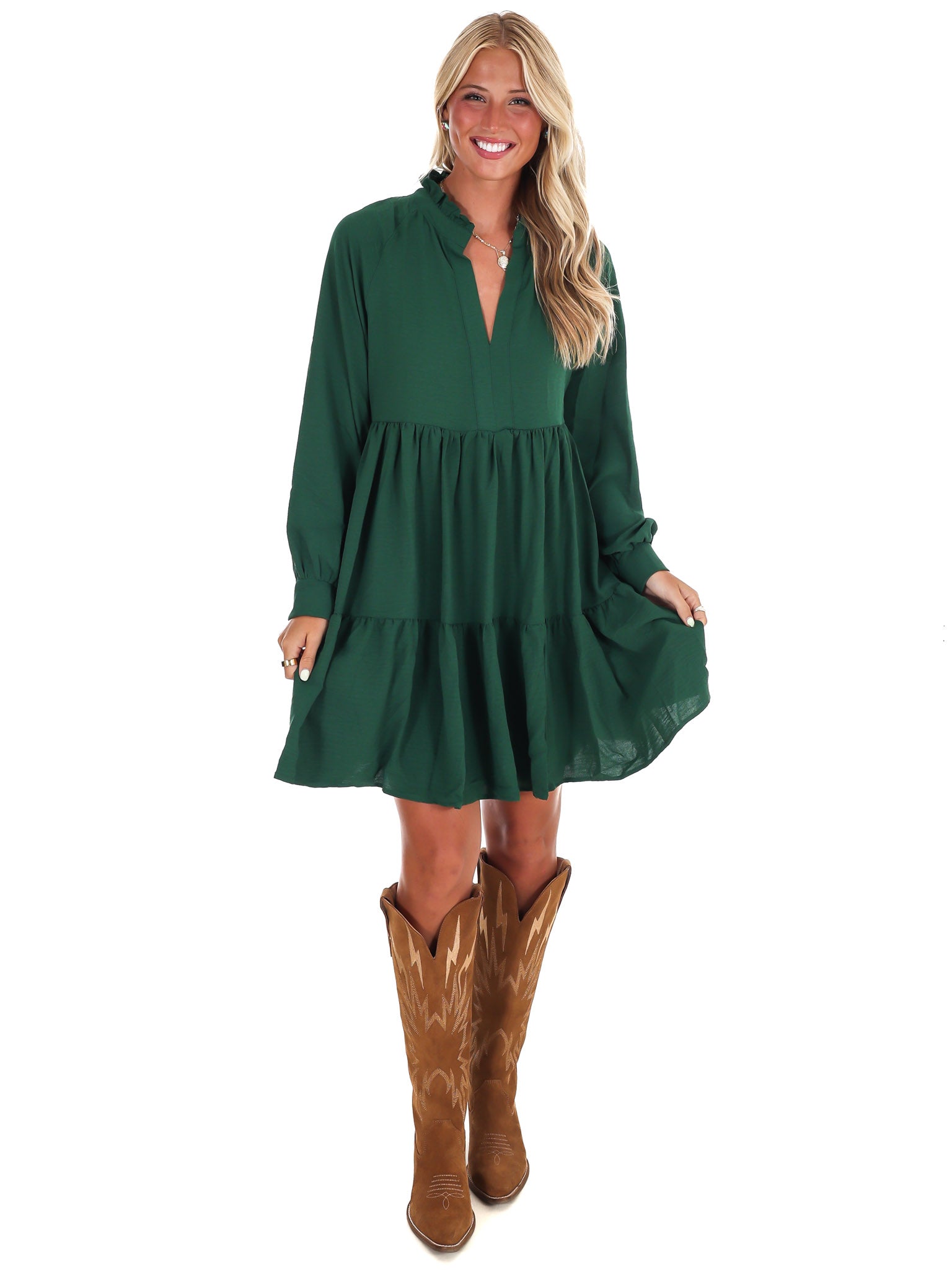 Daily Affirmations Tiered Dress