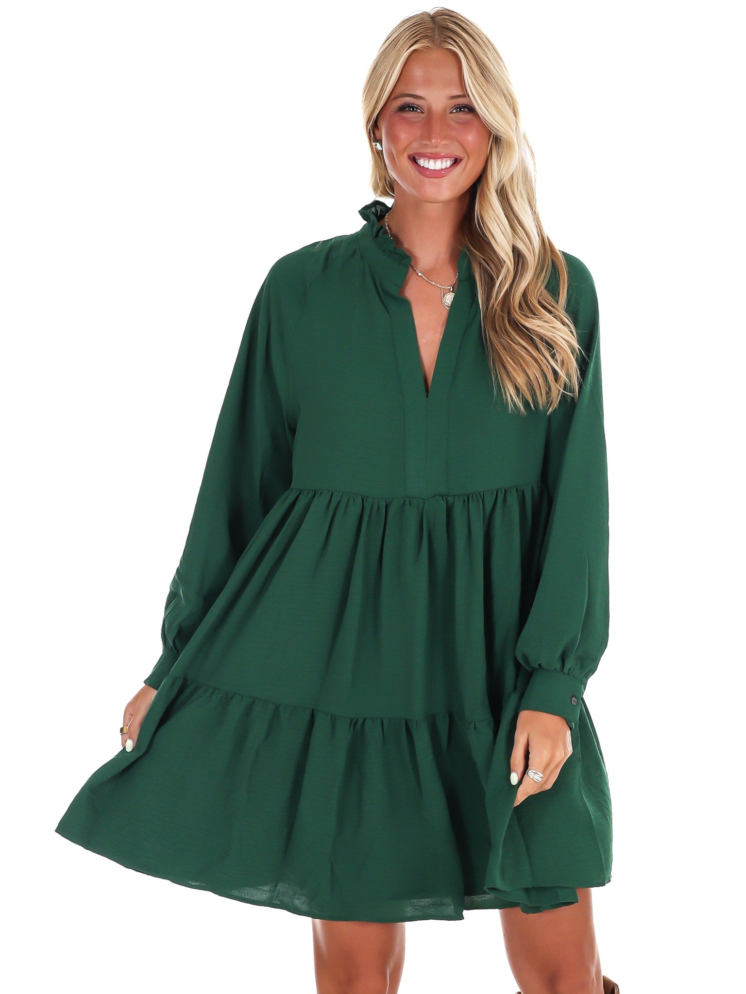 Daily Affirmations Tiered Dress