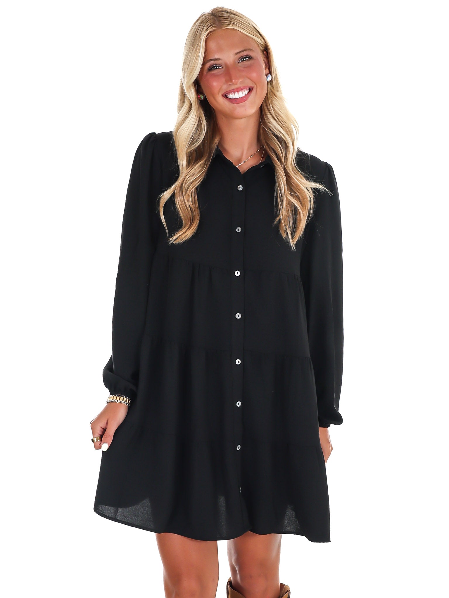 Morning Light Button Down Dress