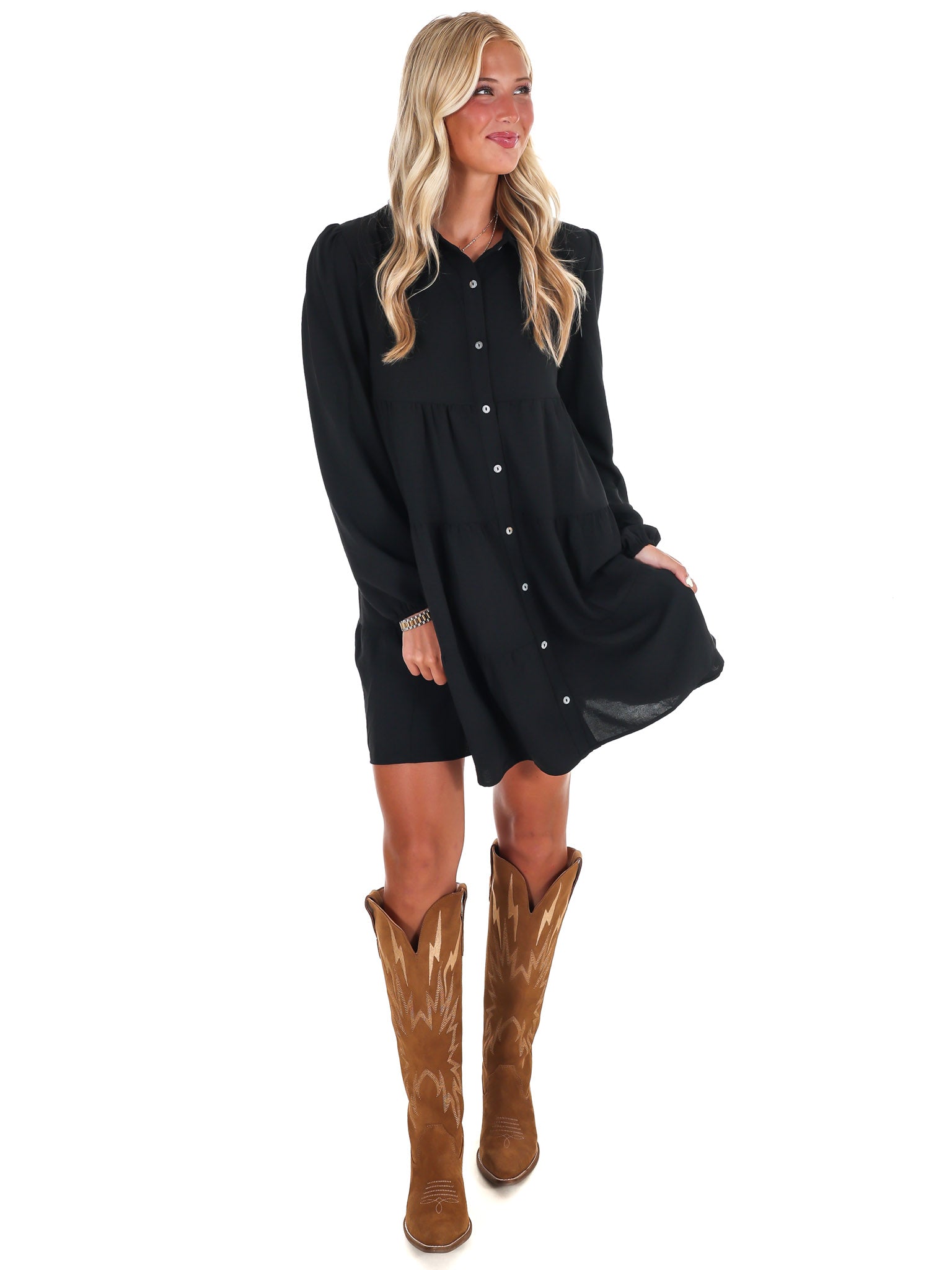 Morning Light Button Down Dress