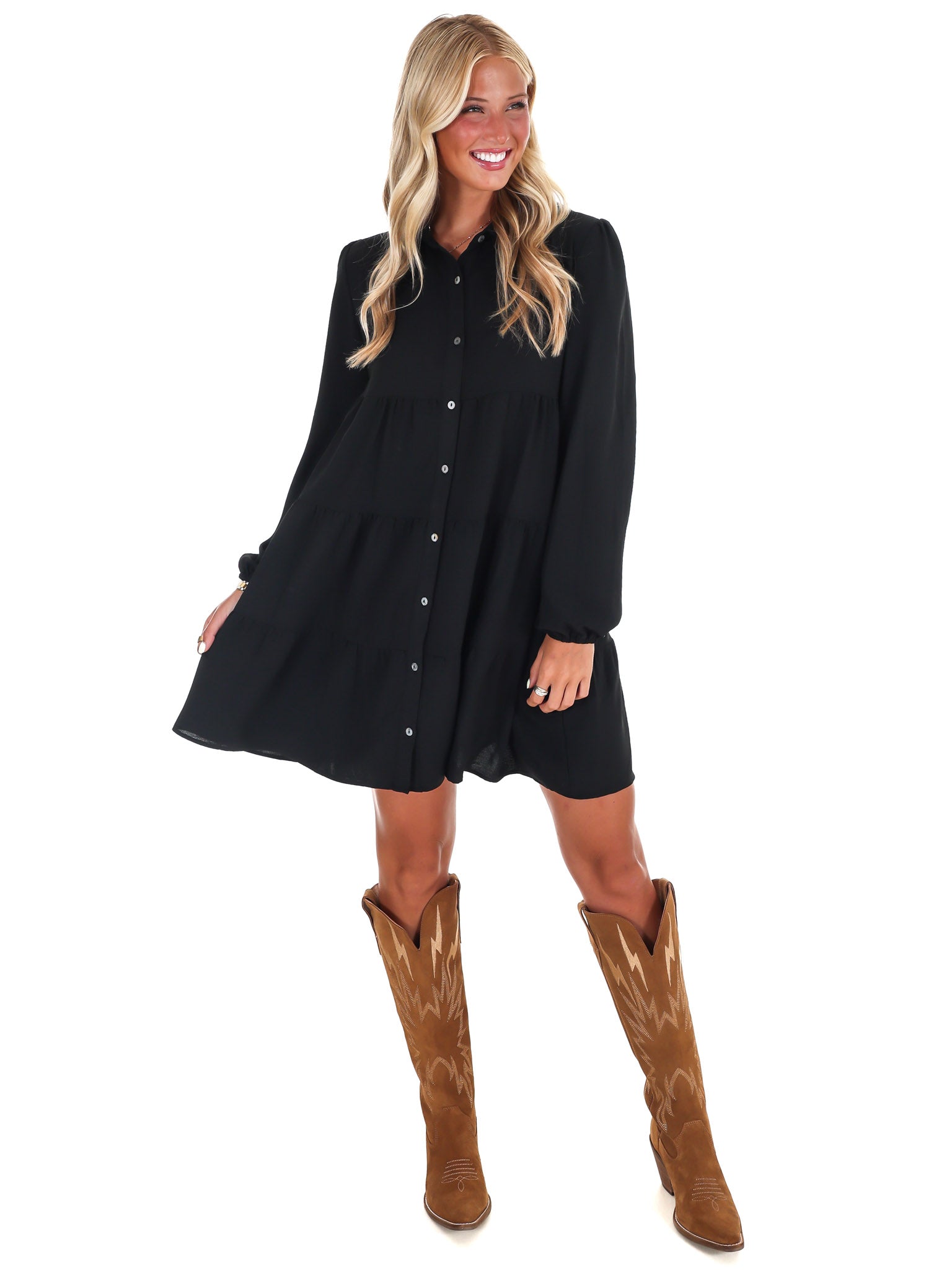 Morning Light Button Down Dress