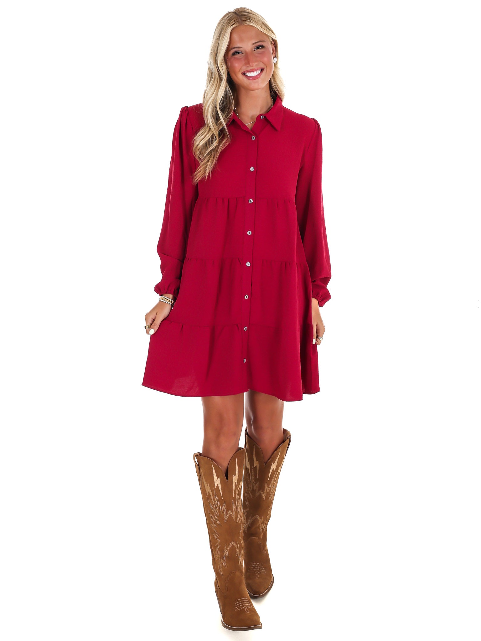 Morning Light Button Down Dress