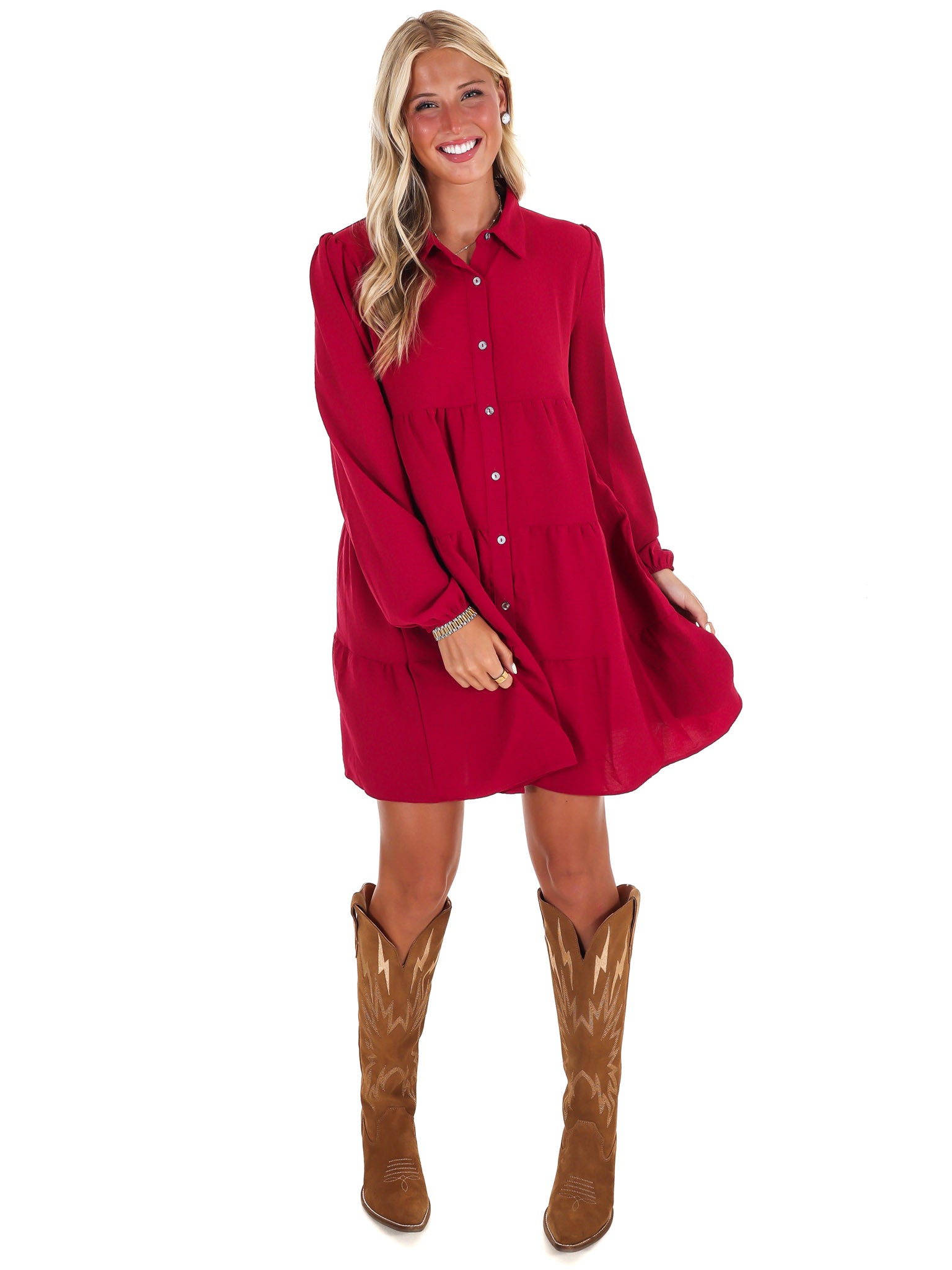 Morning Light Button Down Dress