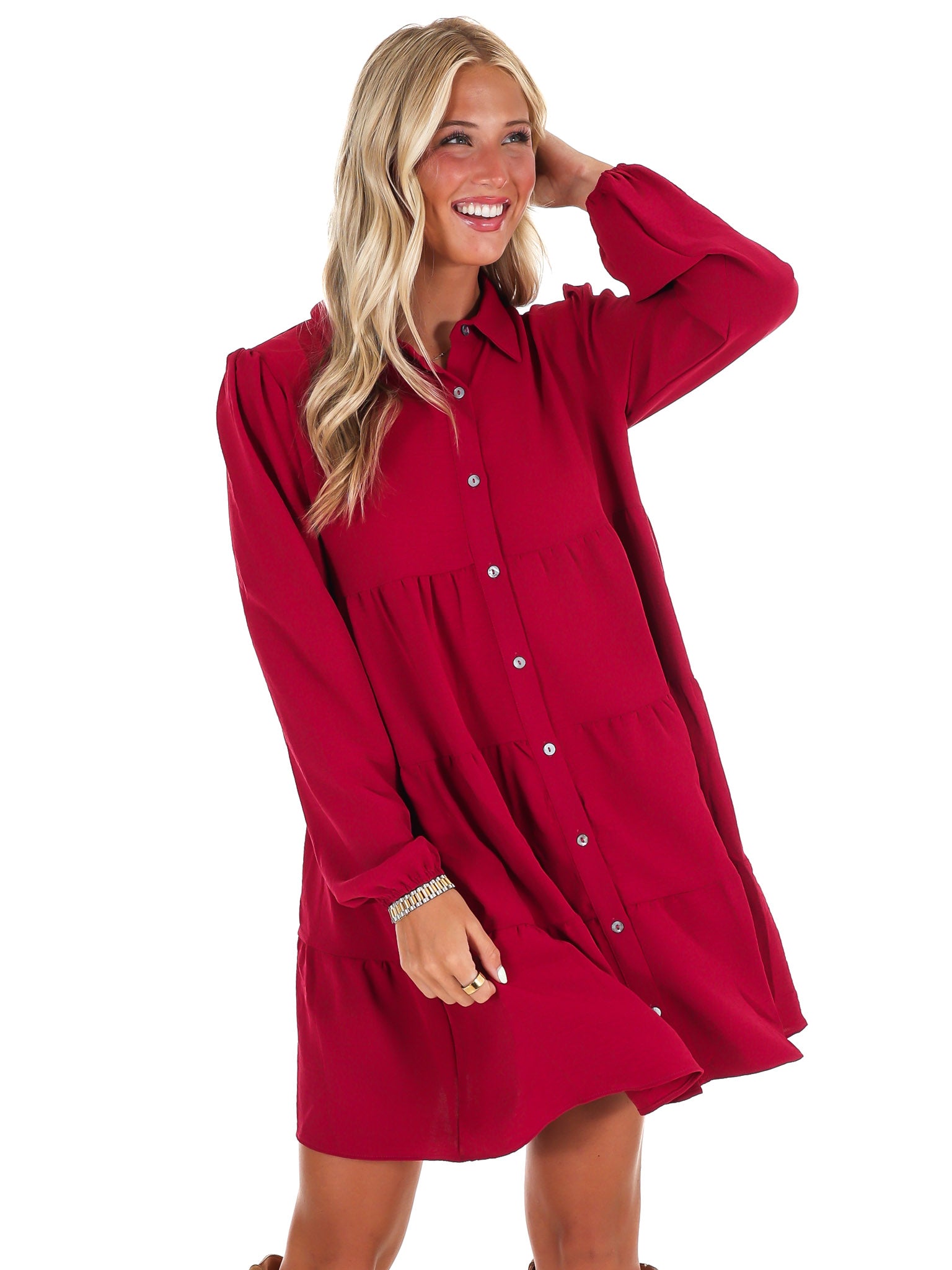 Morning Light Button Down Dress