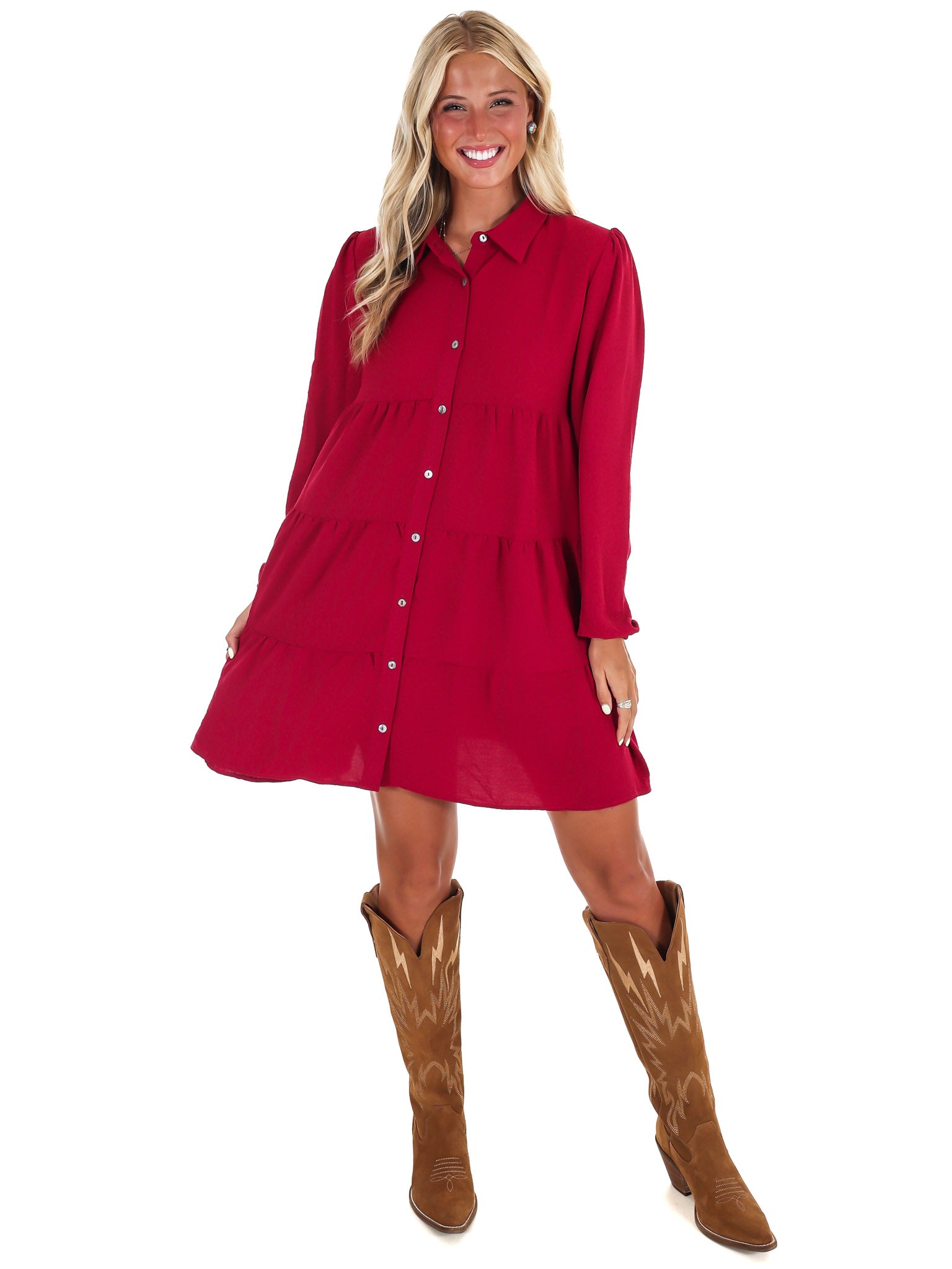 Morning Light Button Down Dress